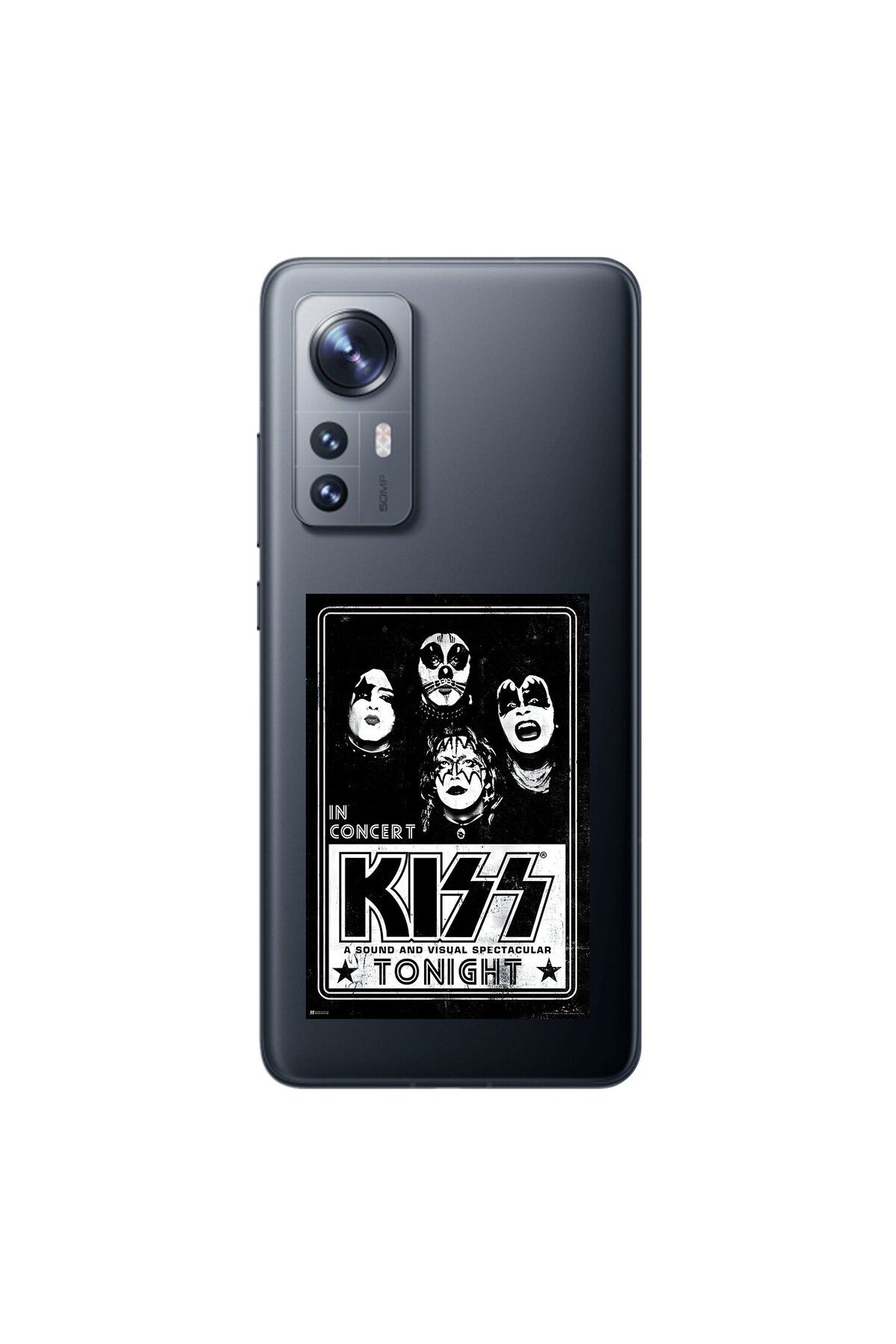 Dali Design Xiaomi Mi 12 Uyumlu Şeffaf Kılıf KiSS Tasarımlı