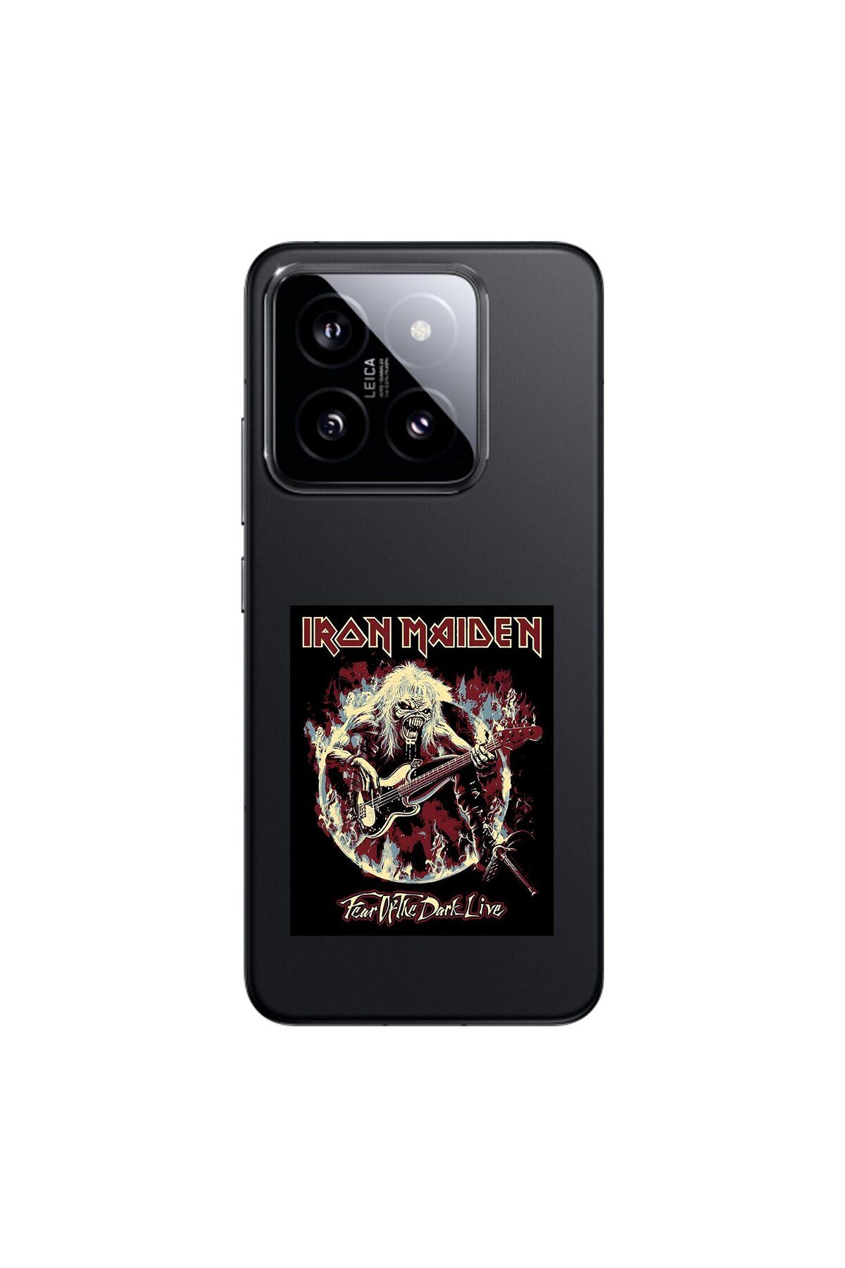 Dali Design Xiaomi Mi 14 Uyumlu Şeffaf Kılıf Iron Maiden Tasarımlı