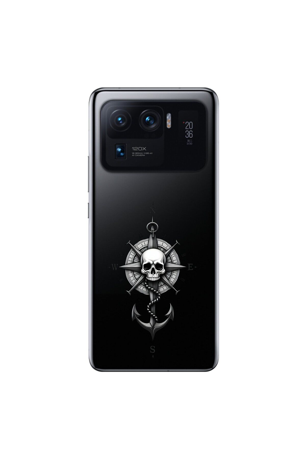 Dali Design Xiaomi Mi 11 Pro Uyumlu Şeffaf Kılıf Pirate 5 Tasarımlı