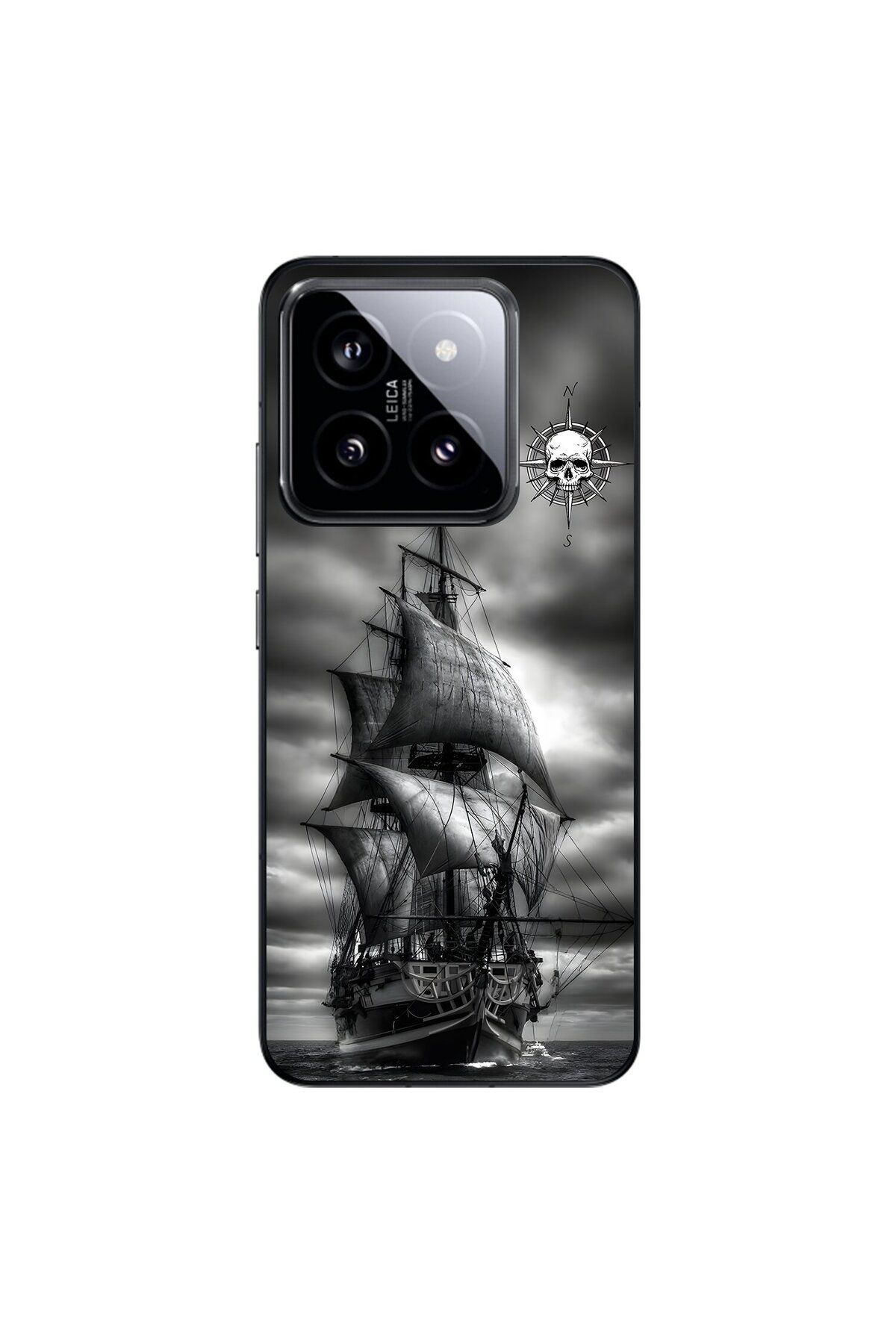 Dali Design Xiaomi Mi 14 Uyumlu Şeffaf Kılıf Pirate 2 Tasarımlı