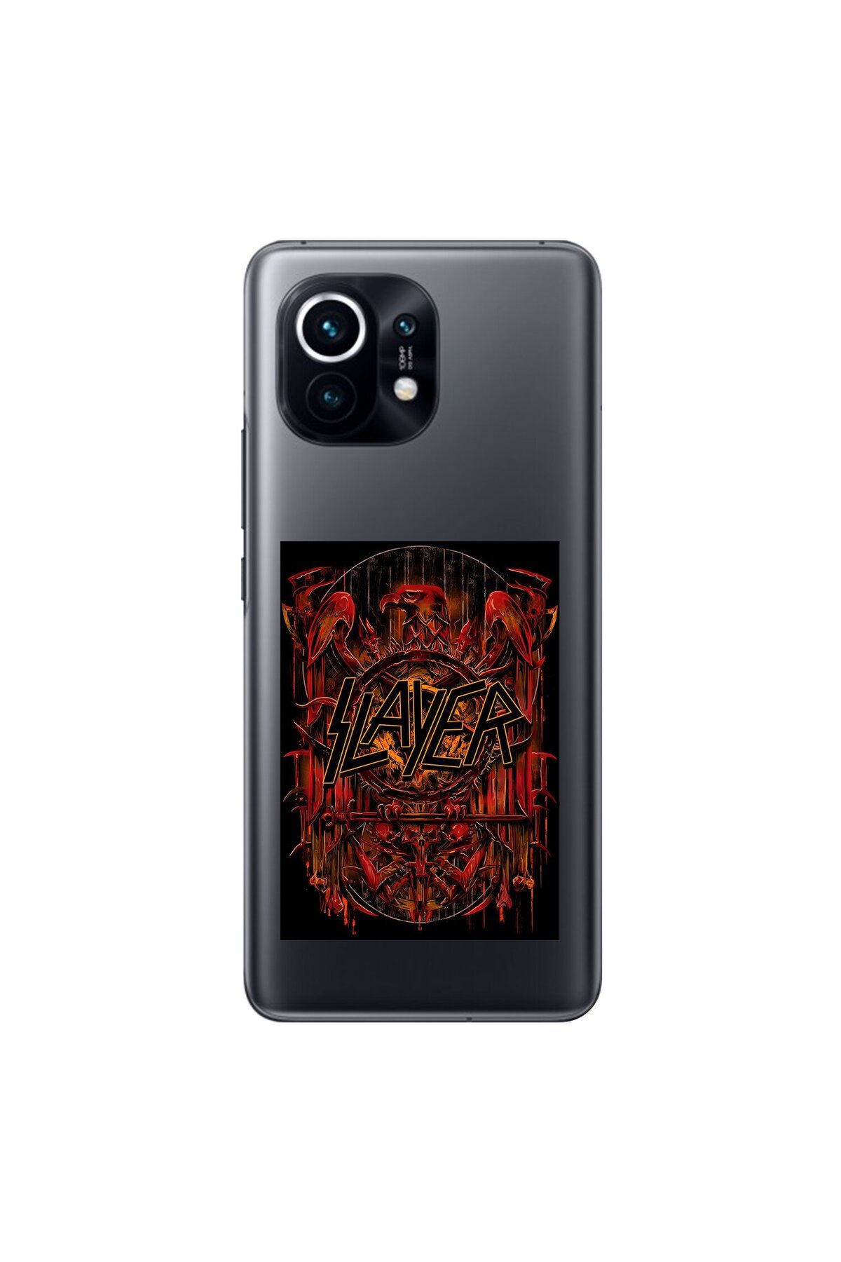 Dali Design Xiaomi Mi 11 Uyumlu Şeffaf Kılıf Slayer Tasarımlı