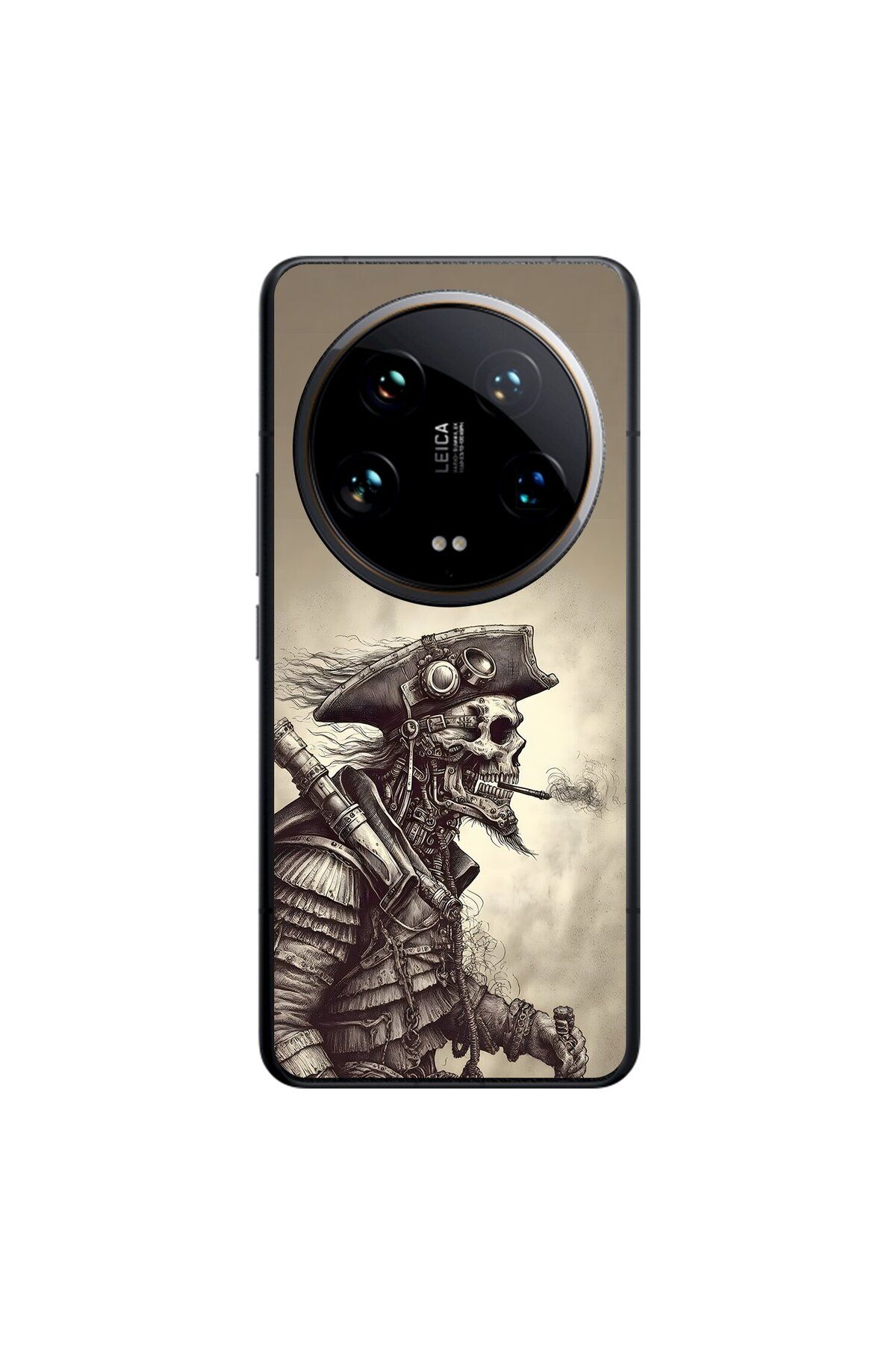 Dali Design Xiaomi Mi 14 Ultra Uyumlu Şeffaf Kılıf Pirate 1 Tasarımlı