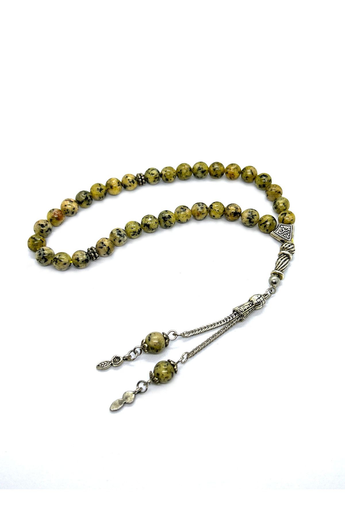 Doğaltaş Hediyelik Dalmaçyalı Jade Taşı Tesbih - 8 mm