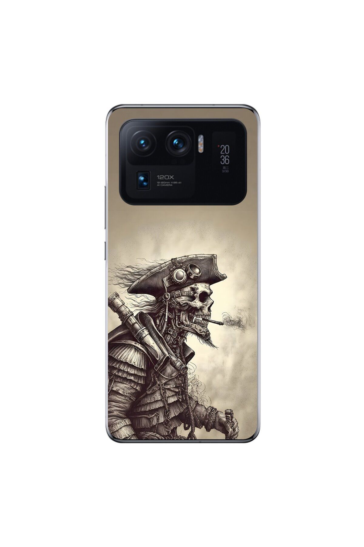 Dali Design Xiaomi Mi 11 Pro Uyumlu Şeffaf Kılıf Pirate 1 Tasarımlı