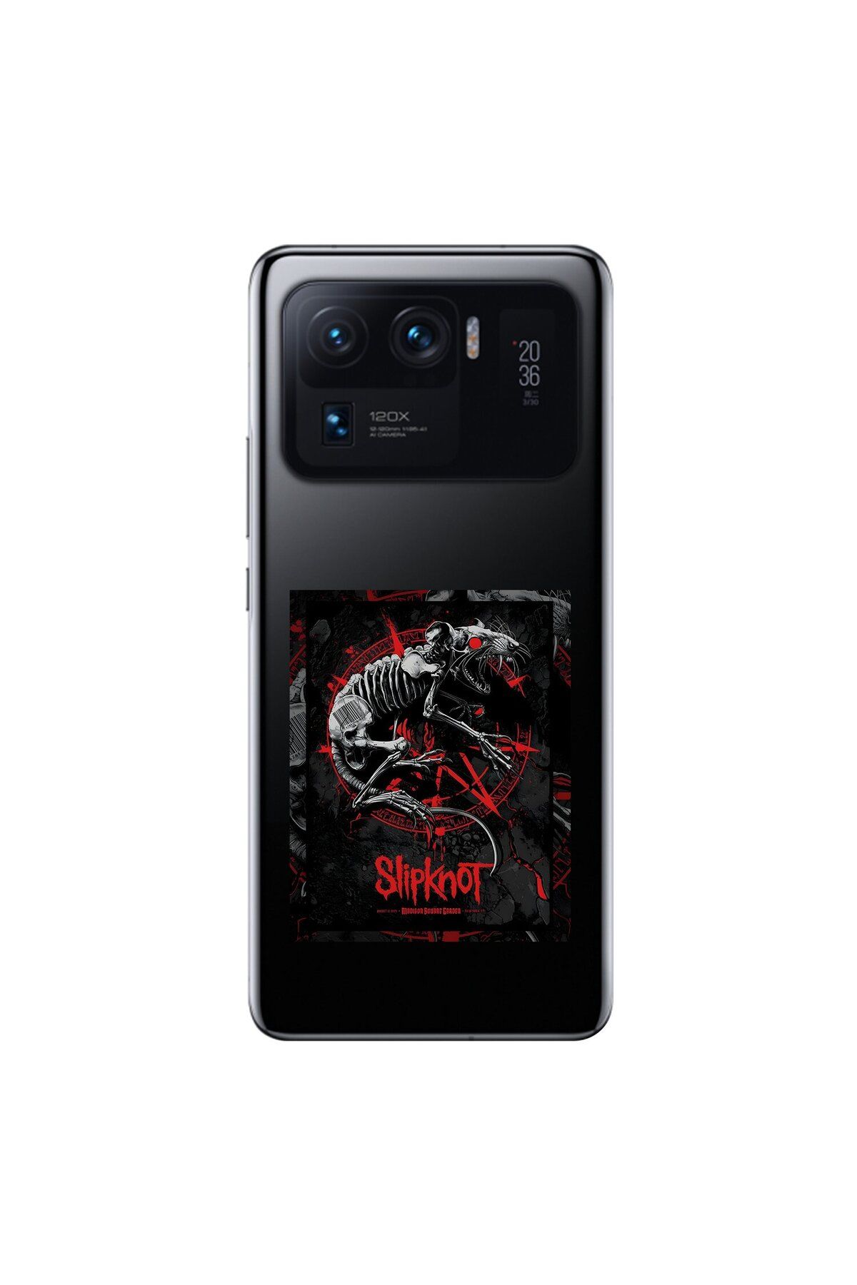 Dali Design Xiaomi Mi 11 Pro Uyumlu Şeffaf Kılıf Slipknot Tasarımlı