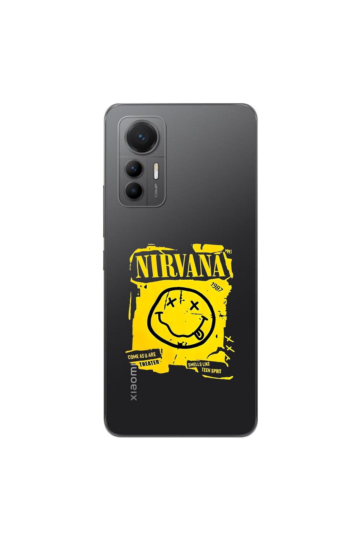 Dali Design Xiaomi Mi 12 Lite Uyumlu Şeffaf Kılıf Nirvana Tasarımlı