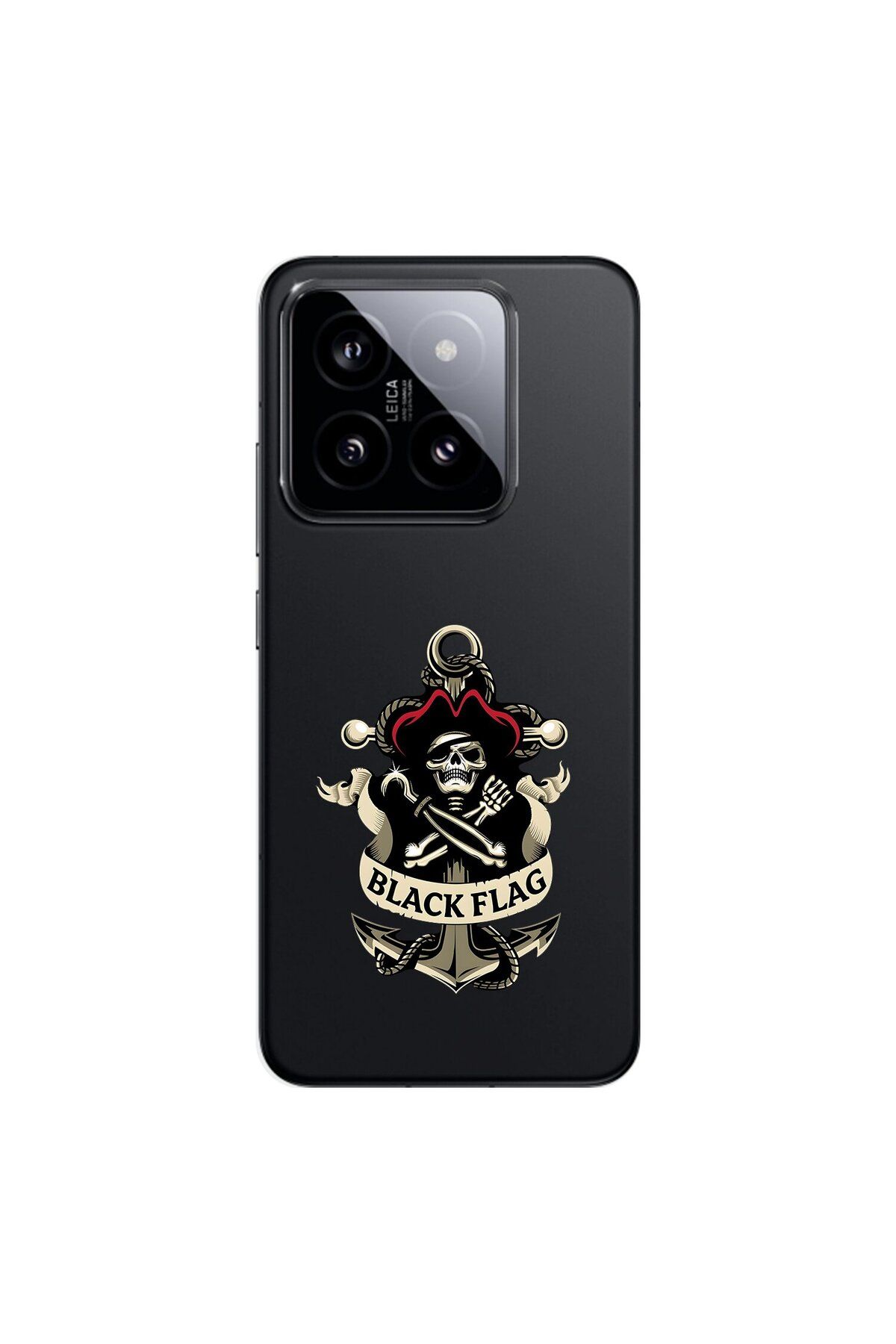 Dali Design Xiaomi Mi 14 Pro Uyumlu Şeffaf Kılıf Pirate 4 Tasarımlı