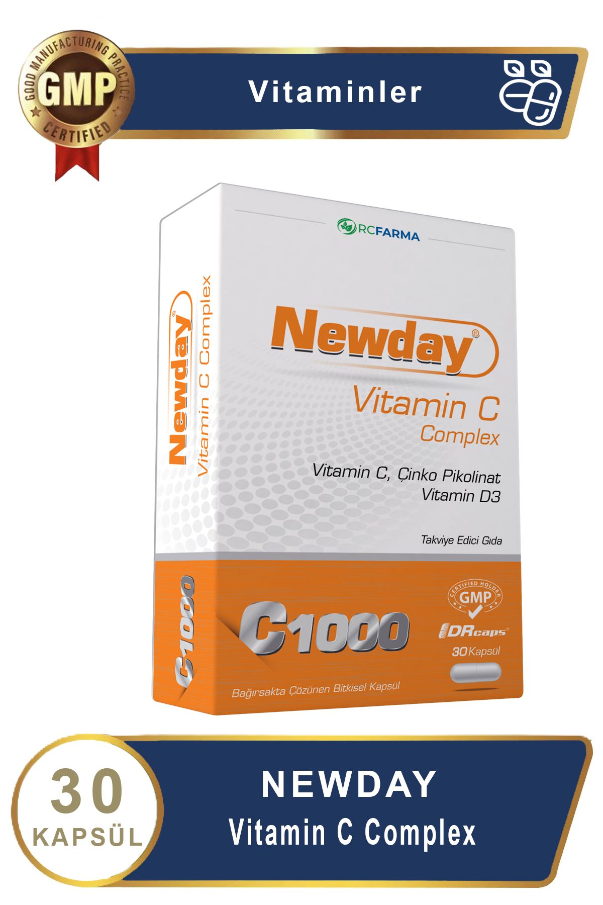 newday Vitamin C Complex 30 Drcaps Kapsül