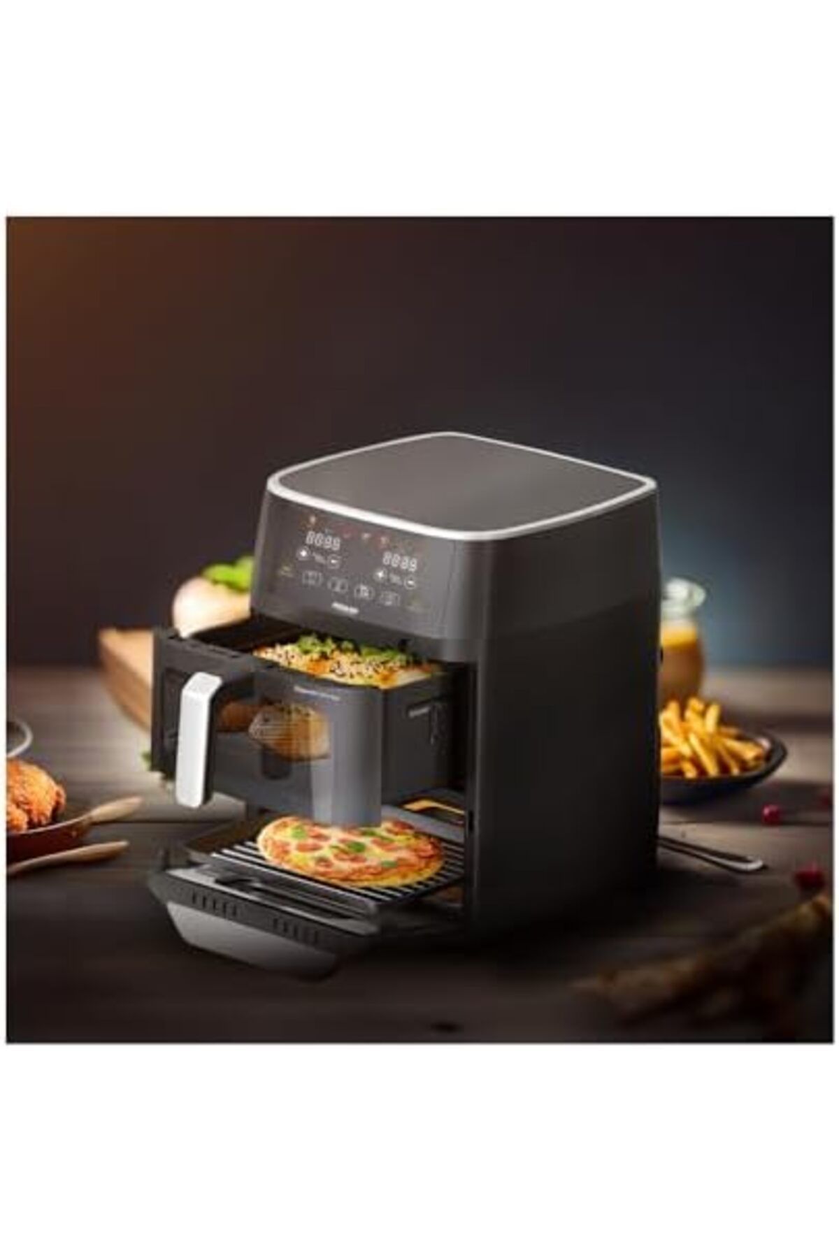 Arshia-Dual X Cyclone Air Fryer – 11L Capacity, 1850W, Sync Finish, Visible Window 5