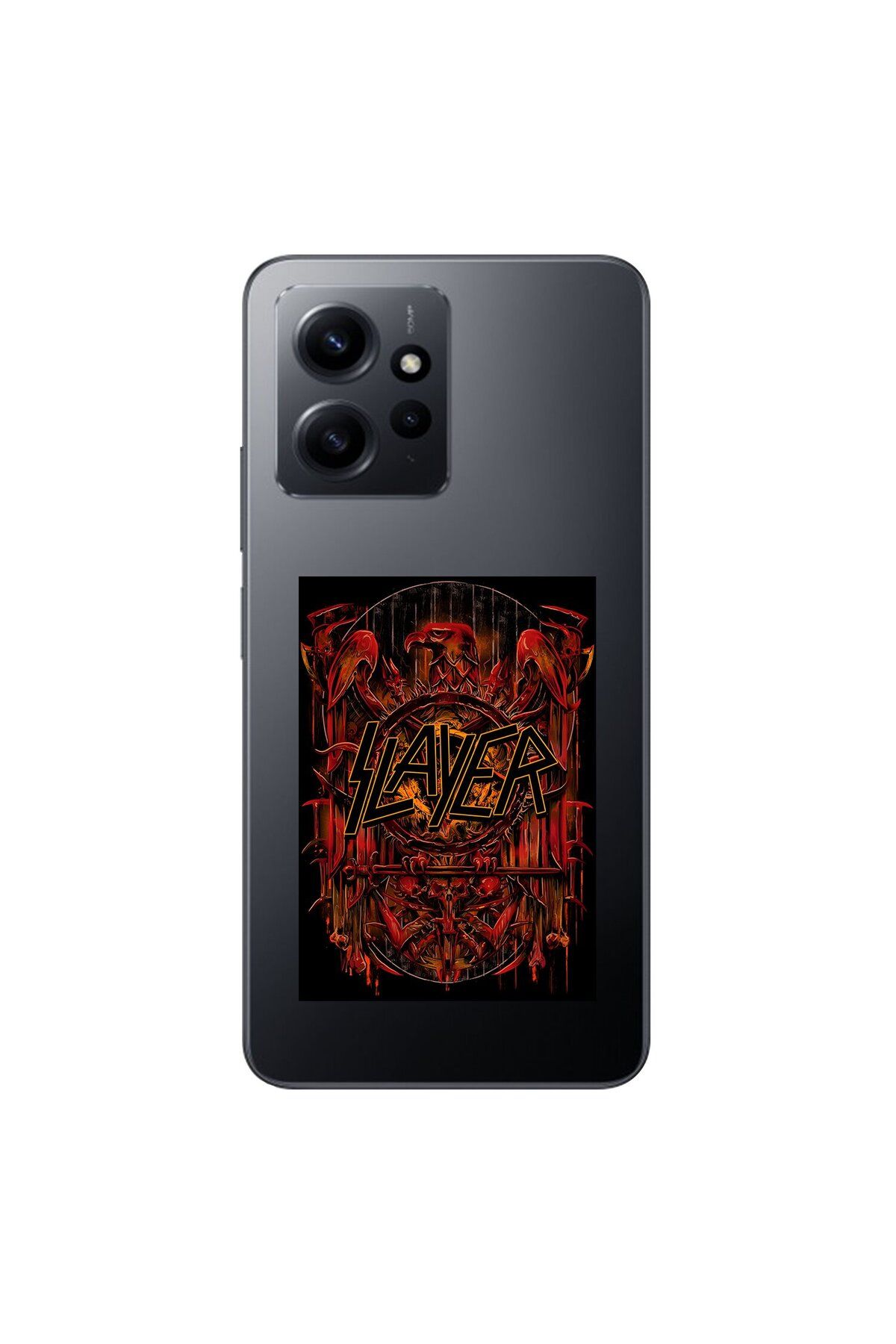 Dali Design Xiaomi Redmi Note 12 Uyumlu Şeffaf Kılıf Slayer Tasarımlı