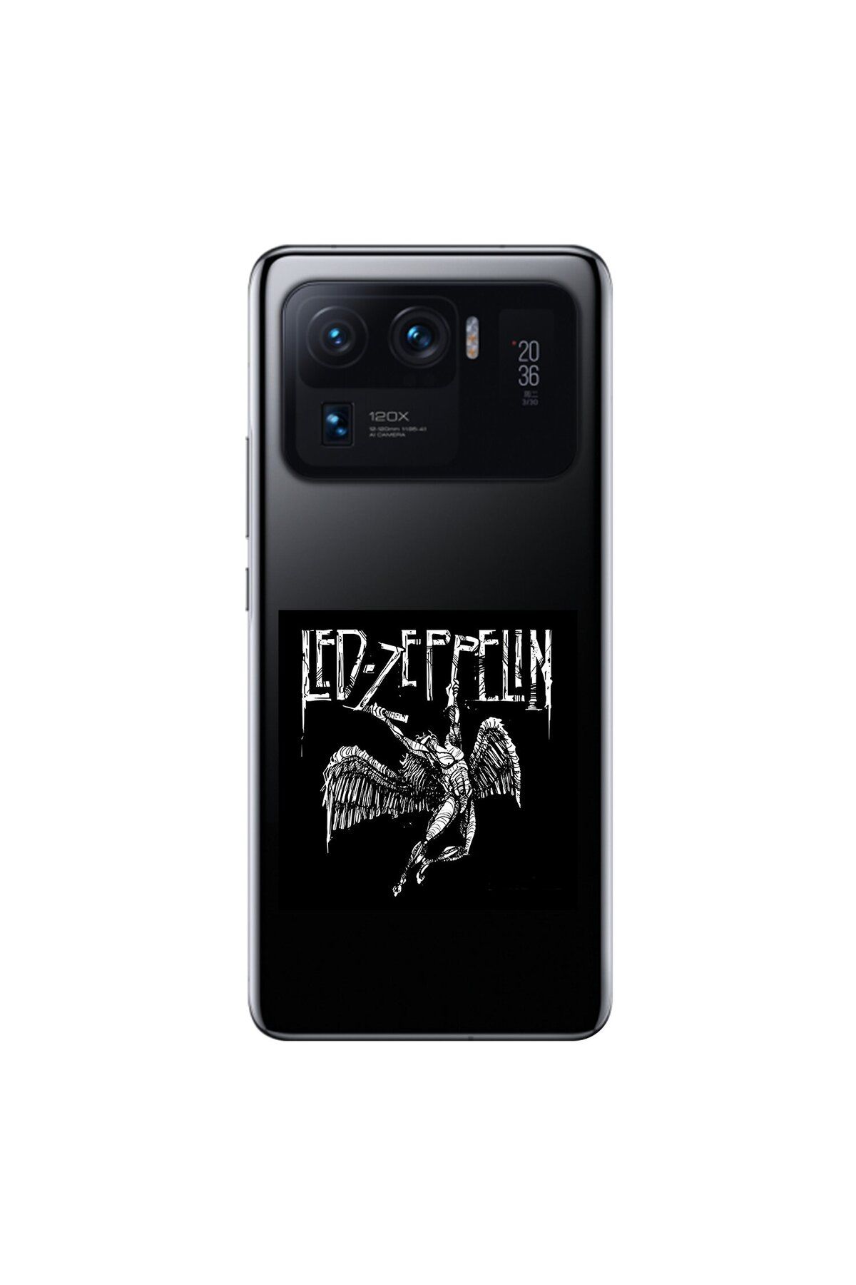 Dali Design Xiaomi Mi 11 Pro Uyumlu Şeffaf Kılıf Led Zeppelin Tasarımlı