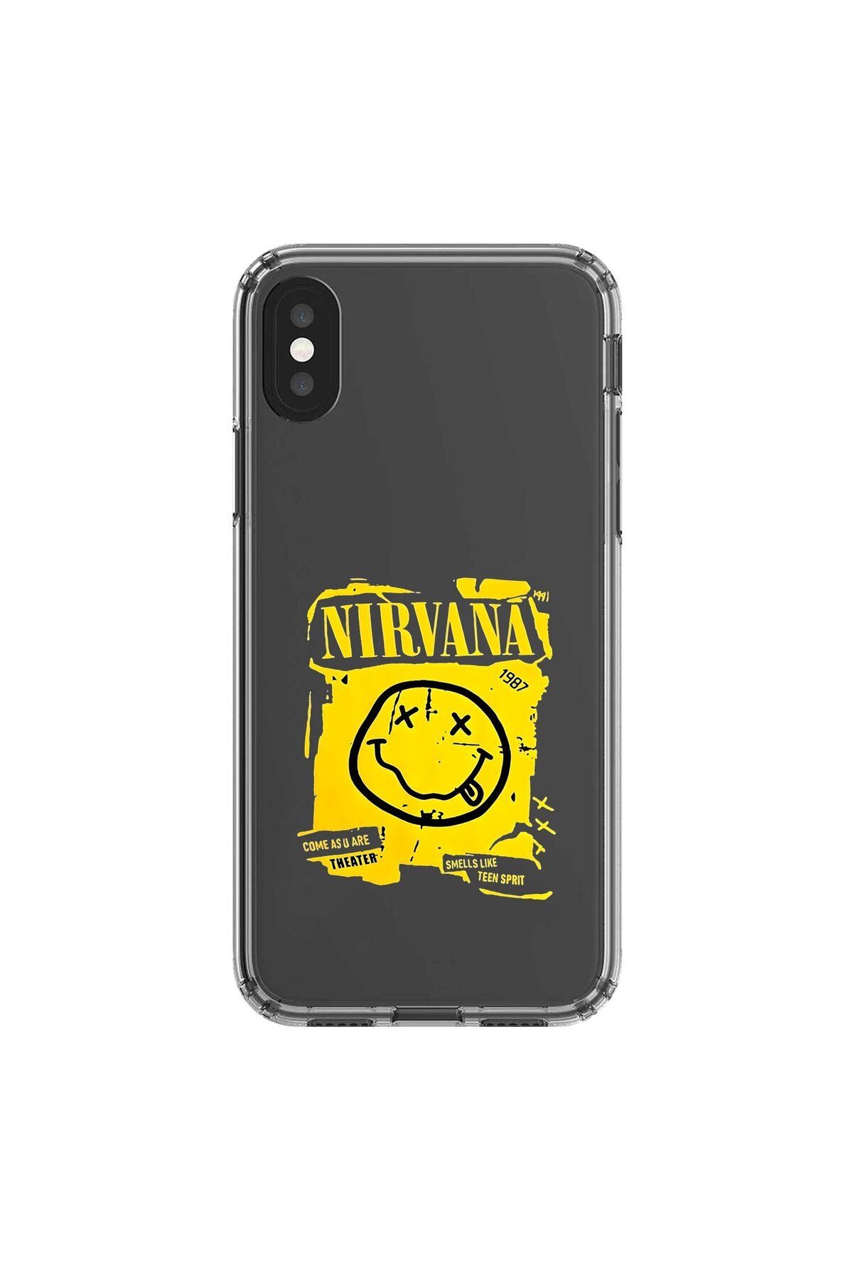 Dali Design iPhone XS Max Uyumlu Şeffaf Kılıf Nirvana Tasarımlı