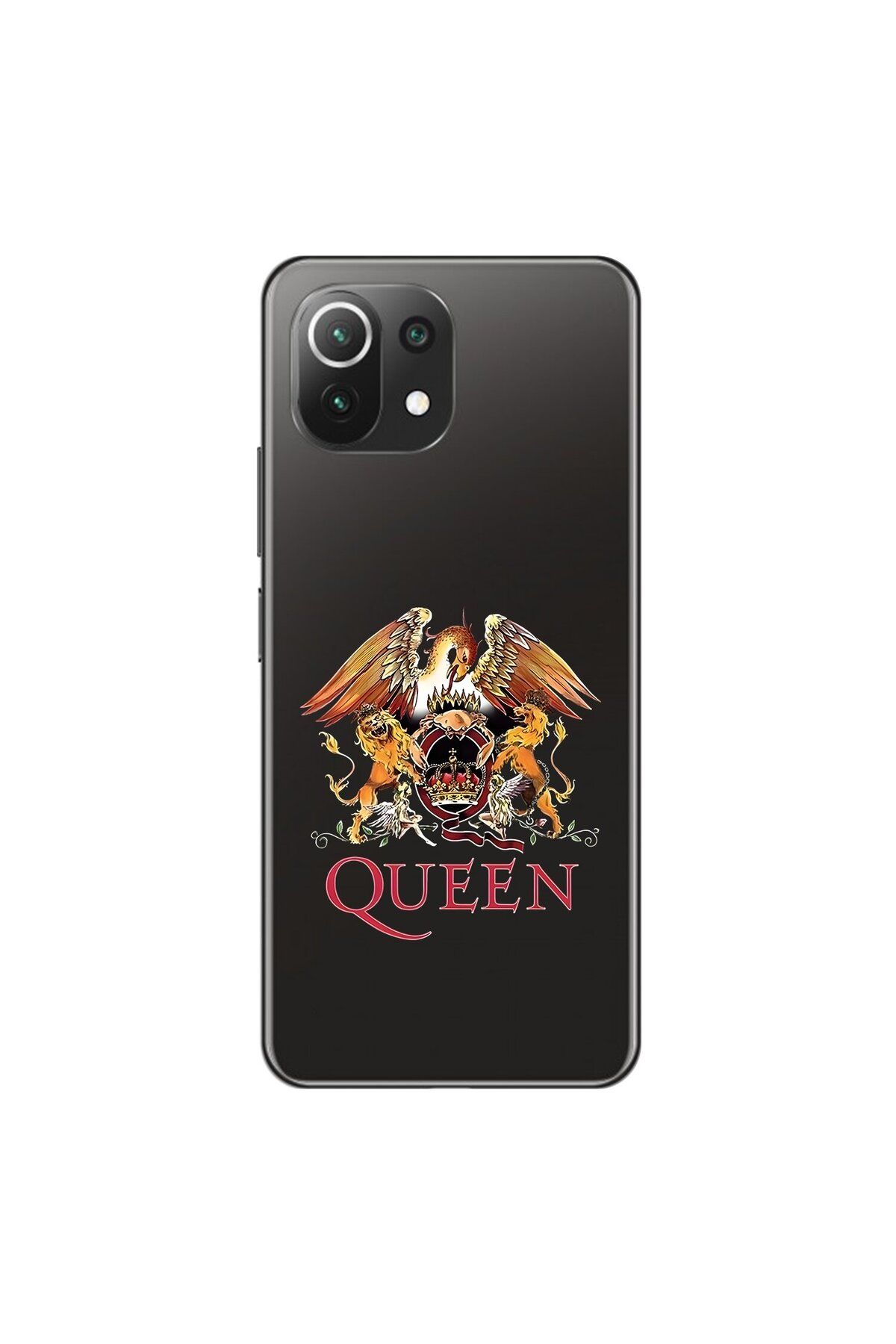 Dali Design Xiaomi Mi 11 Lite Uyumlu Şeffaf Kılıf Queen Tasarımlı