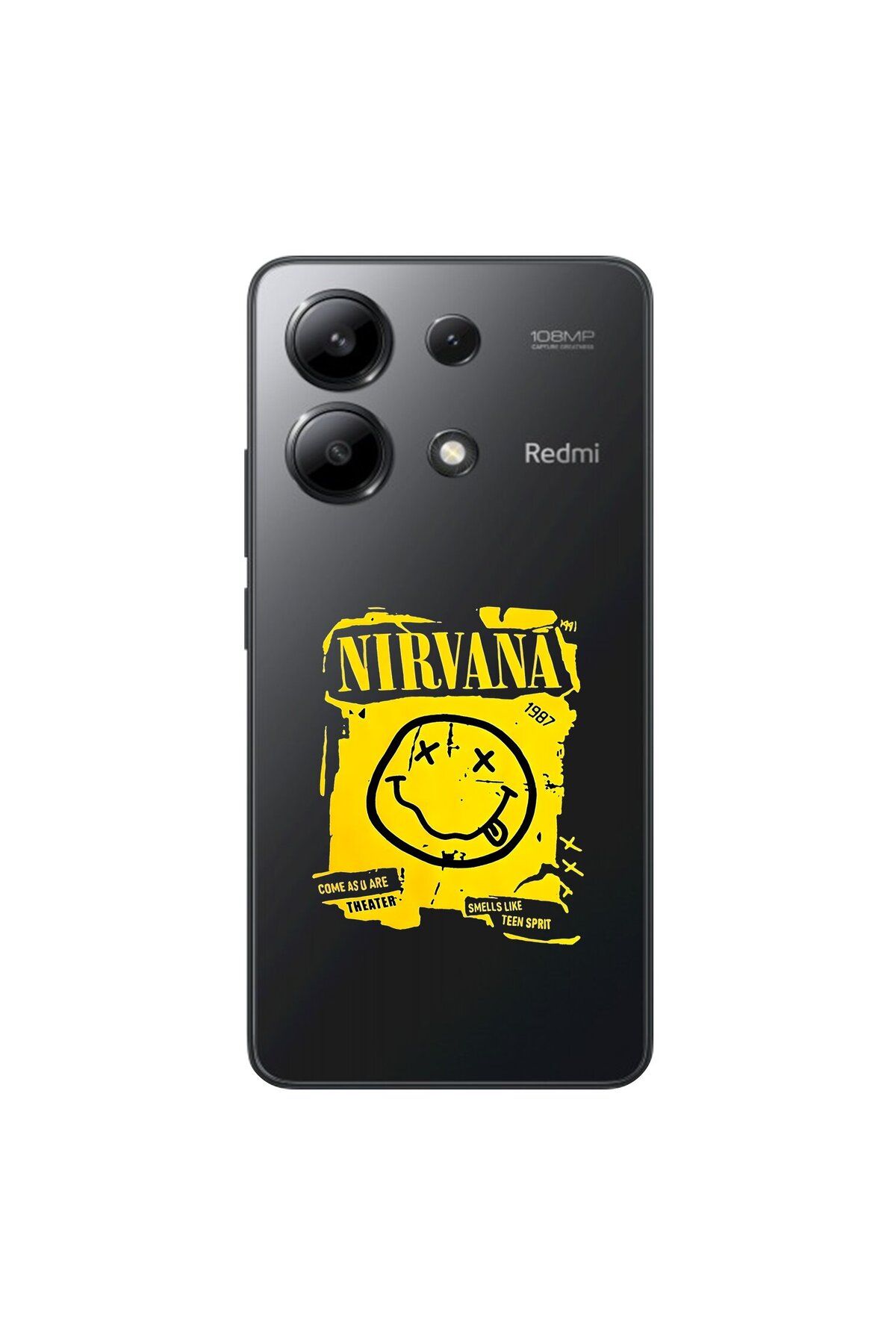 Dali Design Xiaomi Redmi Note 13 Uyumlu Şeffaf Kılıf Nirvana Tasarımlı