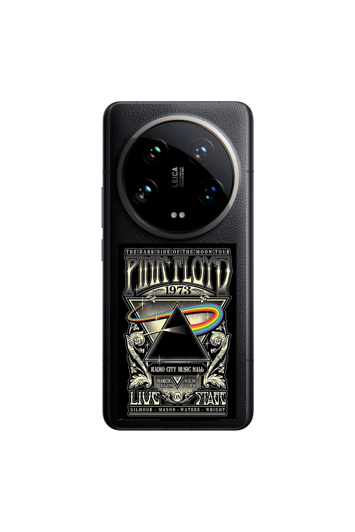 Dali Design Xiaomi Mi 14 Ultra Uyumlu Şeffaf Kılıf Pink Floyd Tasarımlı