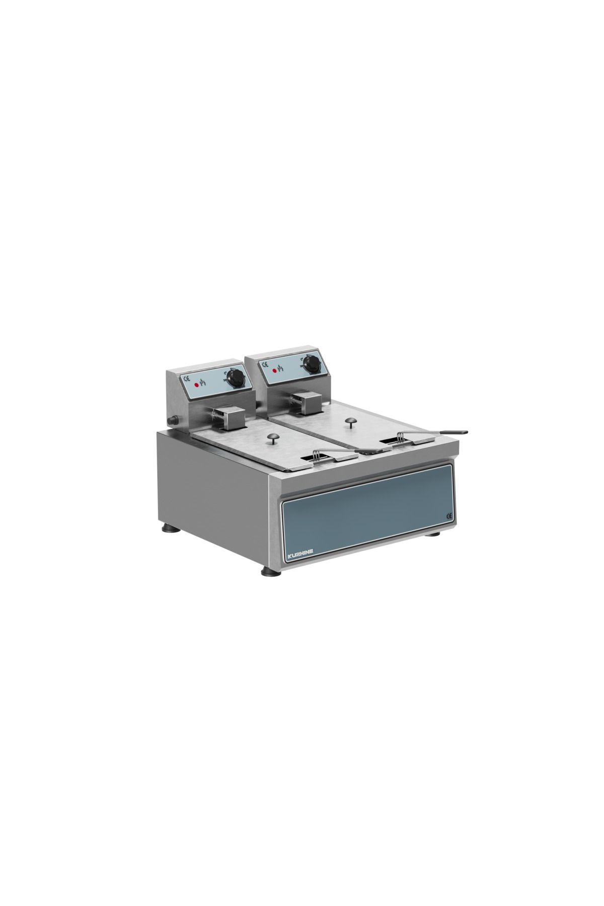 KUZHINE FRİTÖZ ELEKTRİKLİ HARİCİ(SET DIŞI) 3+3 LİTRE