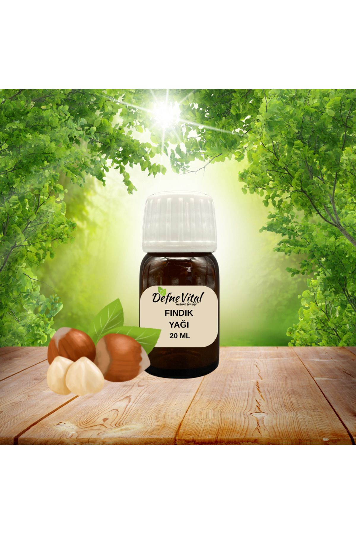DEFNE VİTAL FINDIK YAĞI 20 ML