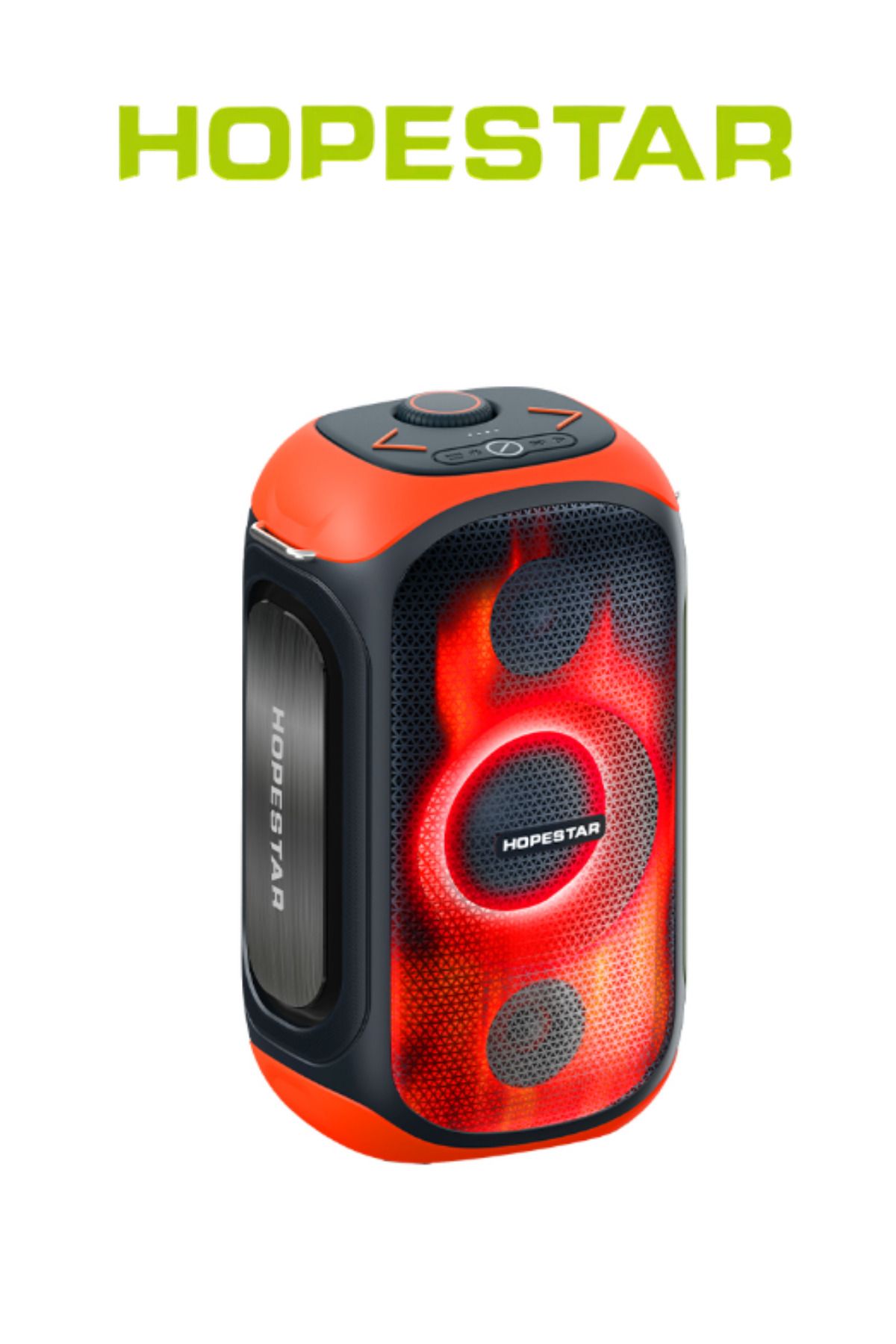 Hopestar Party 300 RGB Işıklı Standlı Çift Mikrofonlu 80W IPX5 Suya Dayanıklı Bluetooth Hoparlör