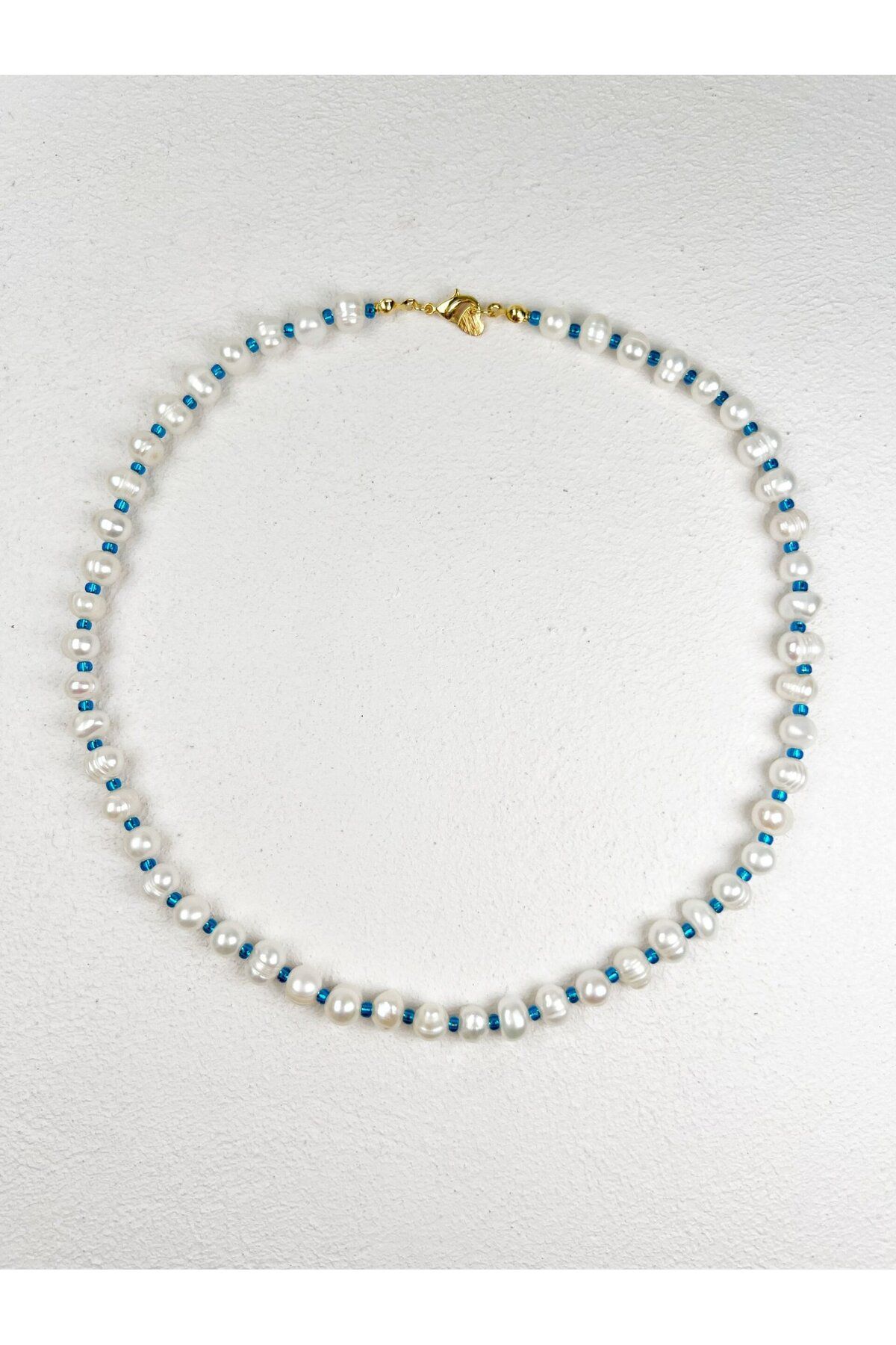 Roze & More Blau İnci Kolye