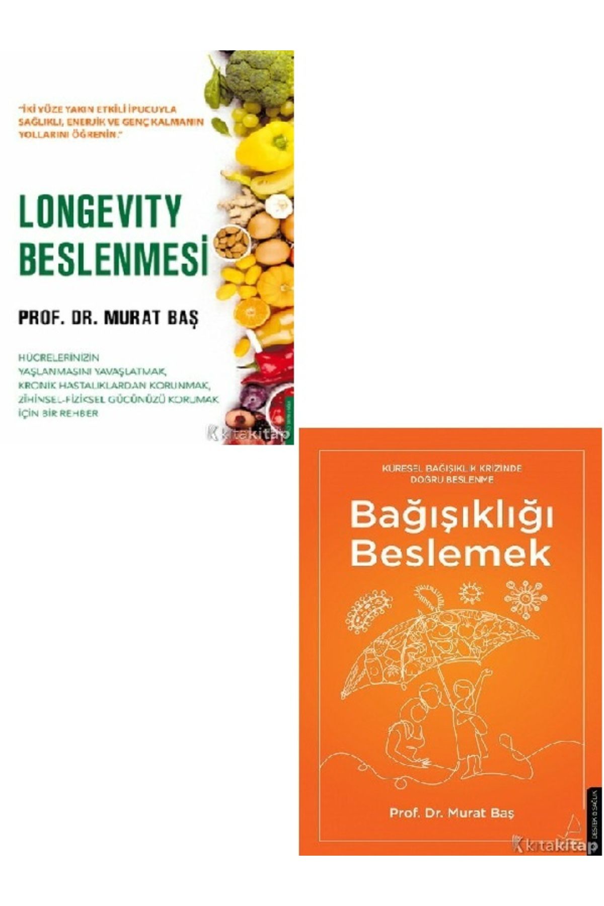 Destek Yayınları Longevity Beslenmesi - Bağışıklığı Beslemek - Murat Baş 2 KİTAP ( ÜCRETSİZ KARGO )