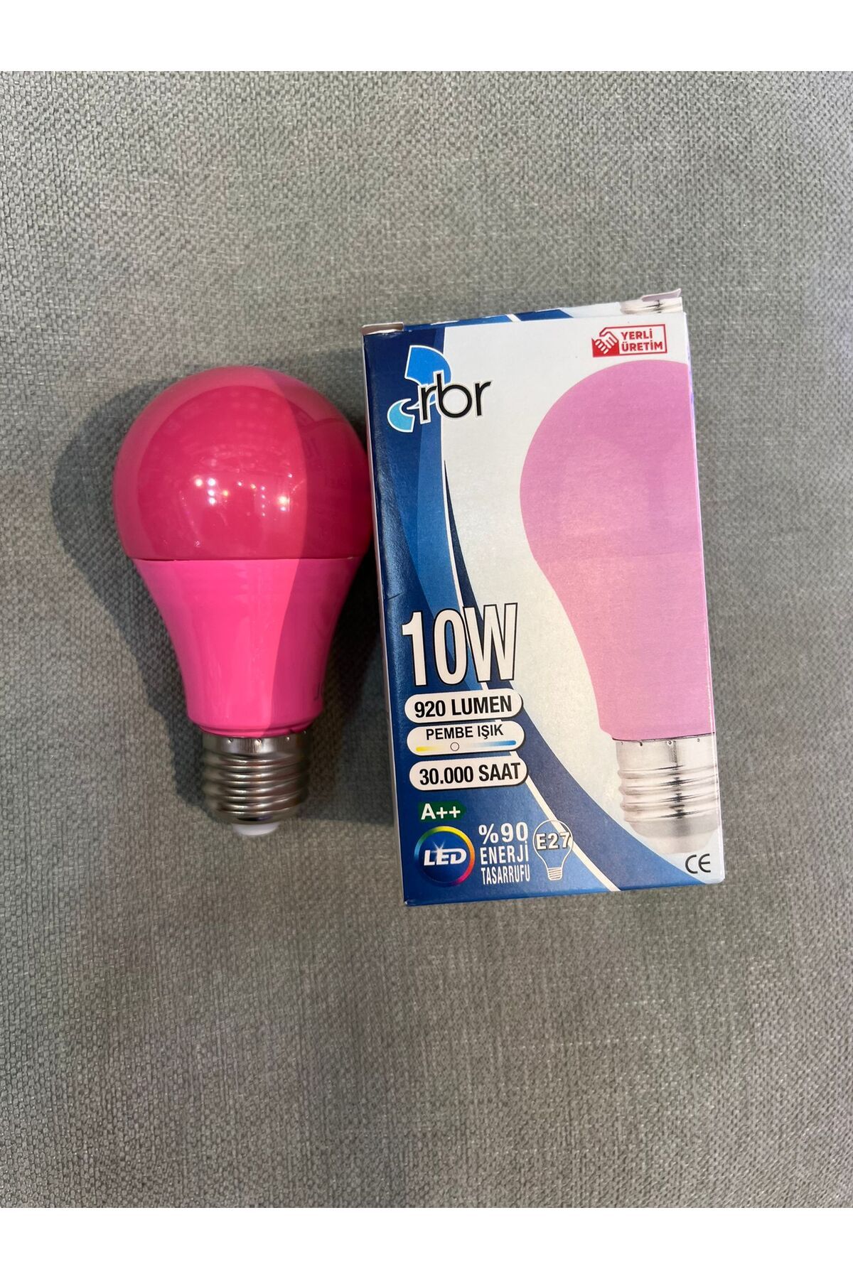 OKYANUSAYD 10 WATT PEMBE IŞIK 920 LÜMEN E-27 DUY LED AMPUL
