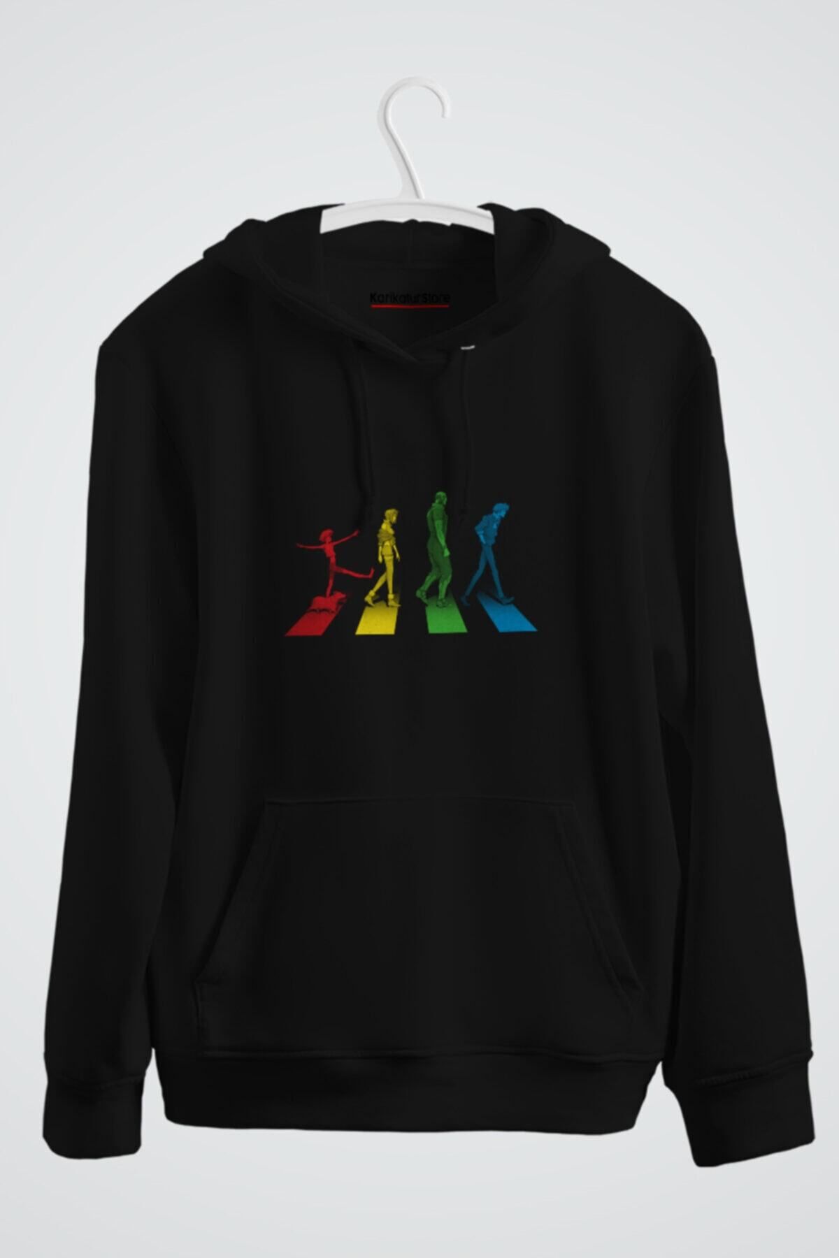 karikatürstore Stray Dog Strut Baskılı Kapşonlu Sweat