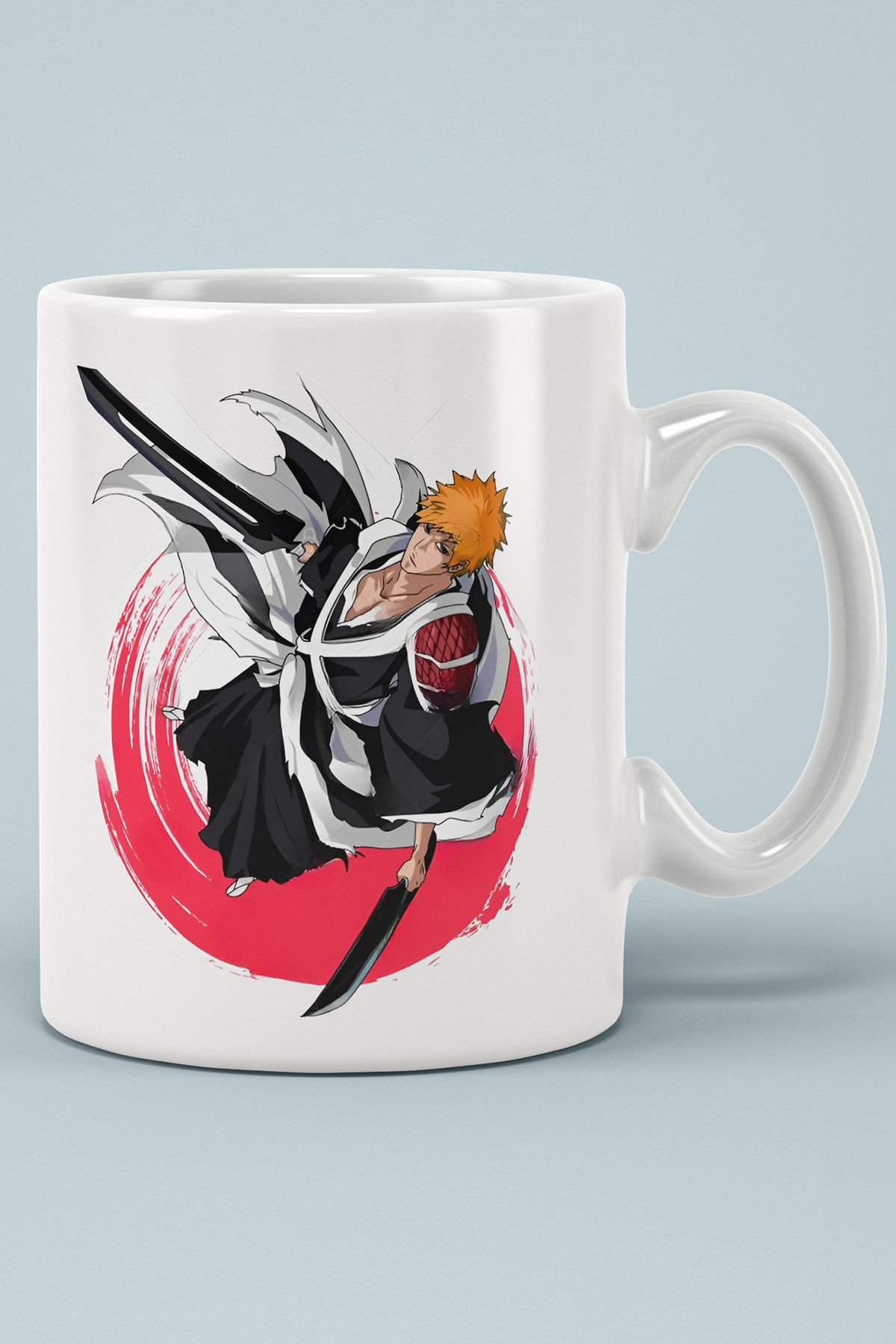 BİBANAPROMOSYON Bleach Baskılı Kupa Bardak Hediye Kutulu