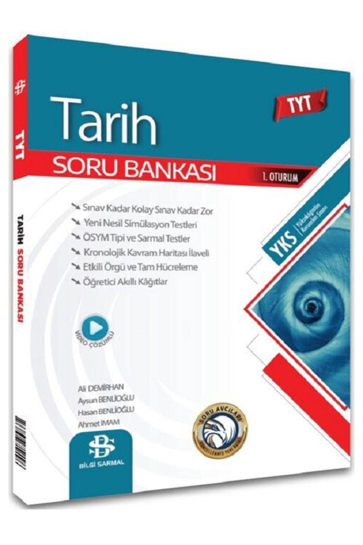 Evrensel İletişim Yayınları Bilgi Sarmal TYT TARİH Soru Bankası / Yeni Nesil Simülasyon Testler / Video Çözümlü