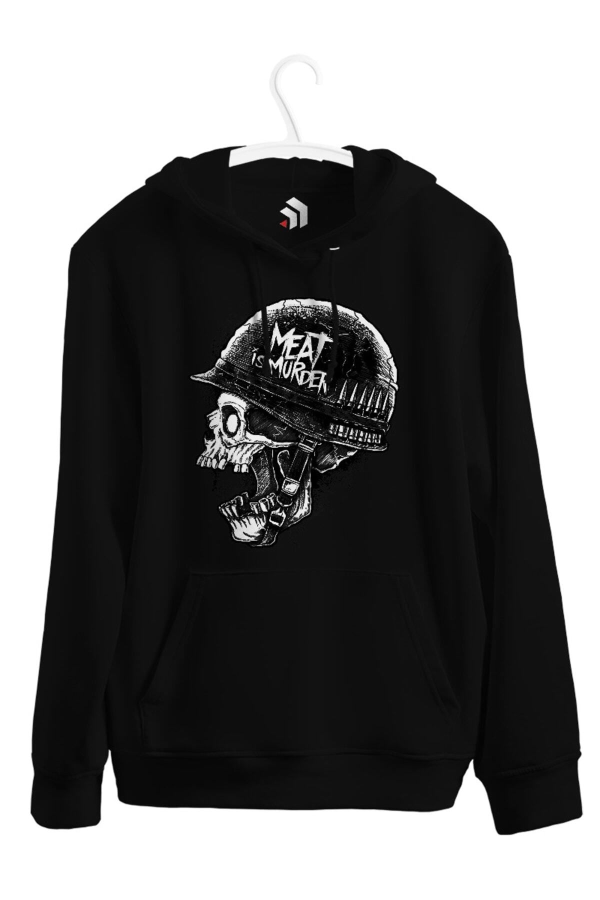 karikatürstore The Smiths Meat Is Murder Baskılı Unisex Kapşonlu