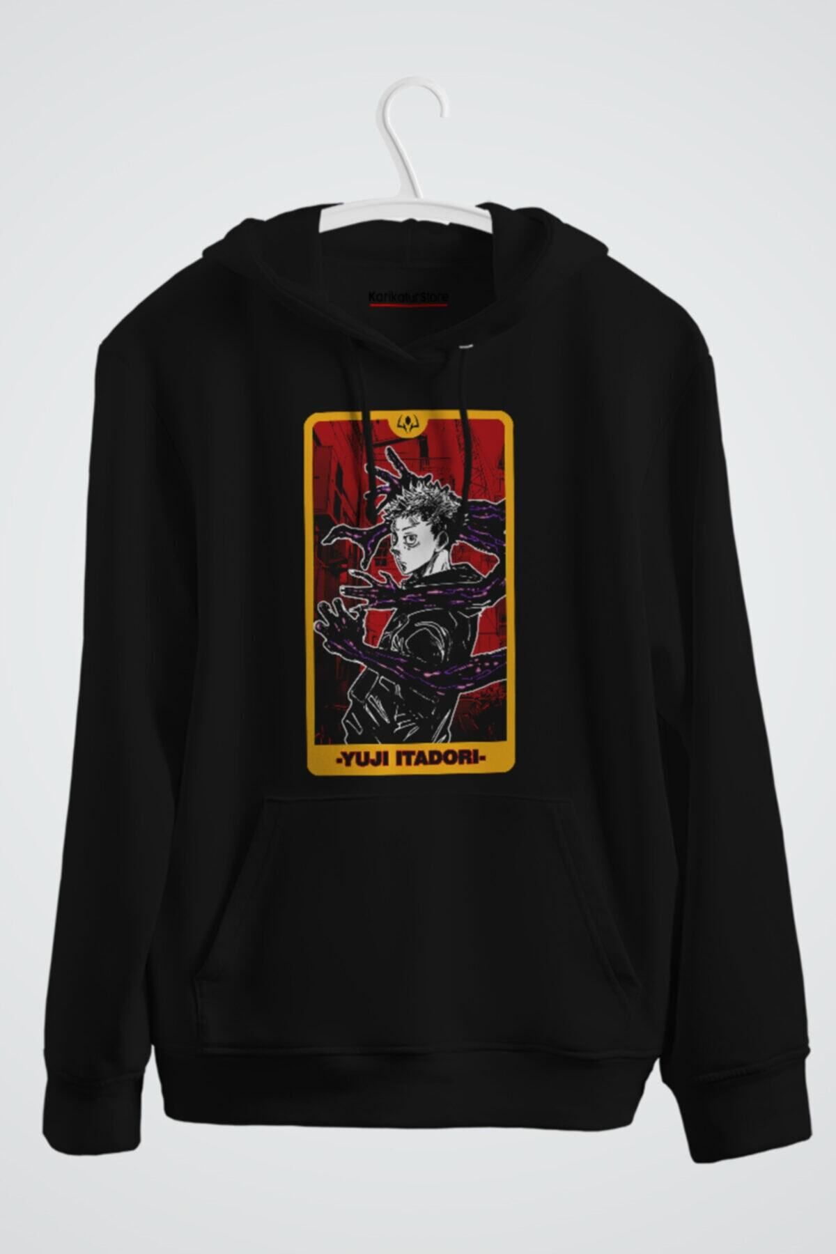 karikatürstore Yuji In Tokyo Baskılı Kapüşonlu Sweat