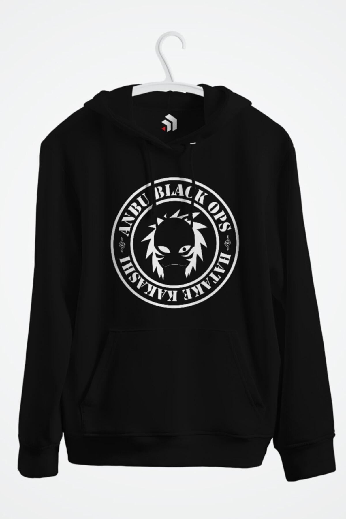 karikatürstore Shadow Of The Anbu Black Ops Anime Baskılı Kapşonlu Sweatshirt