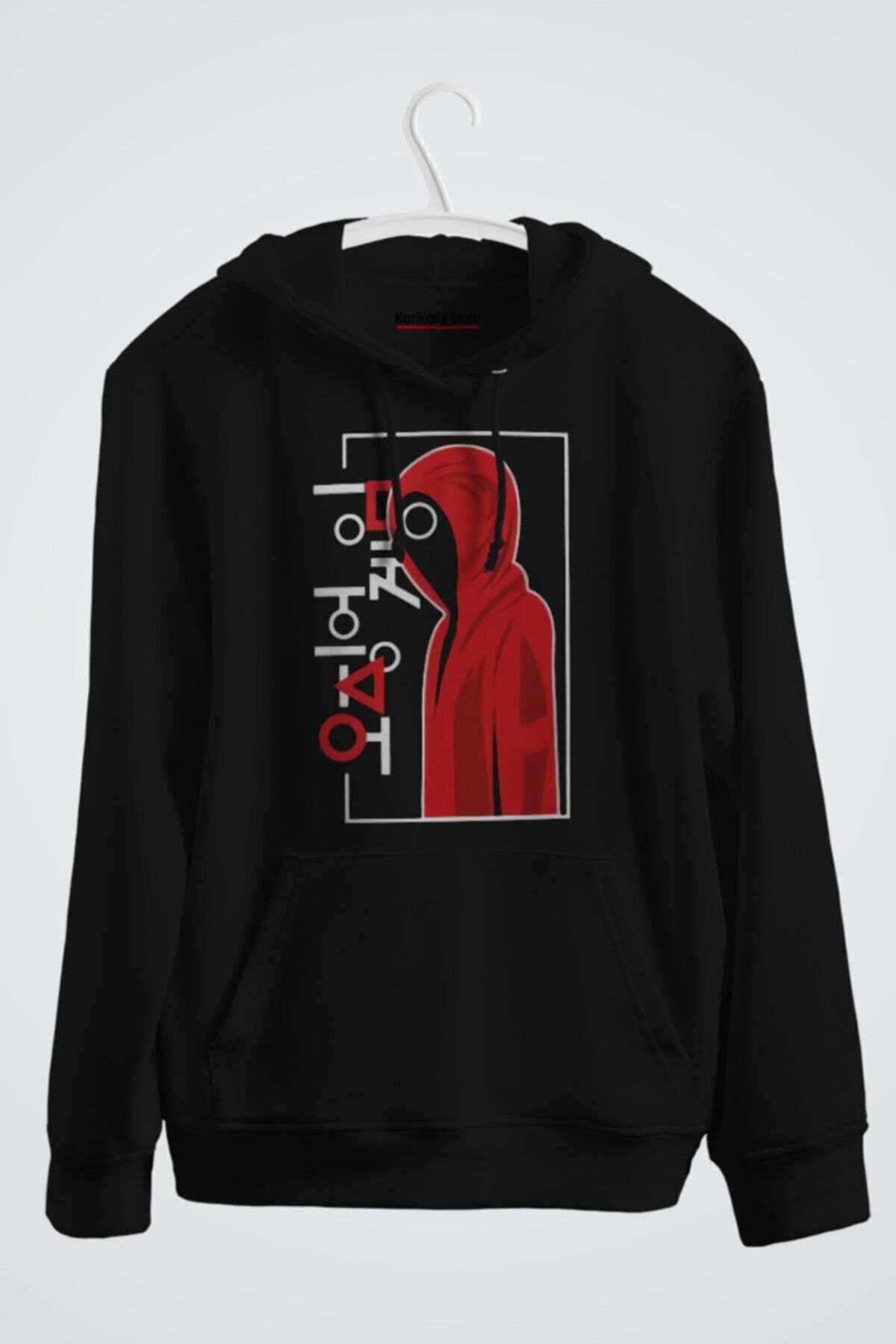 karikatürstore Kdrama Baskılı Kapşonlu Sweat
