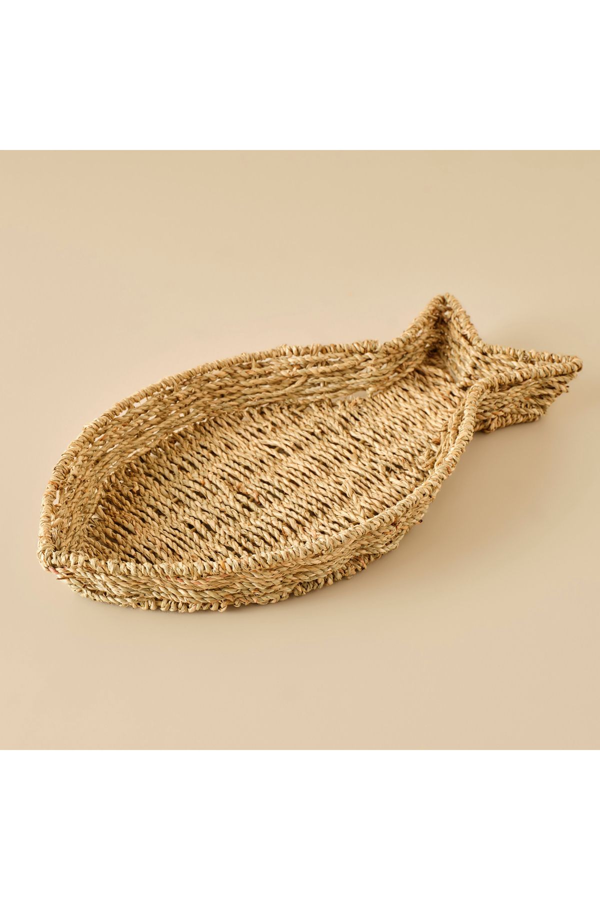 teknotrust Doğal Dekoratif Tepsi, 45x26x4 cm, şık ve fonksiyonel ev aksesuarı