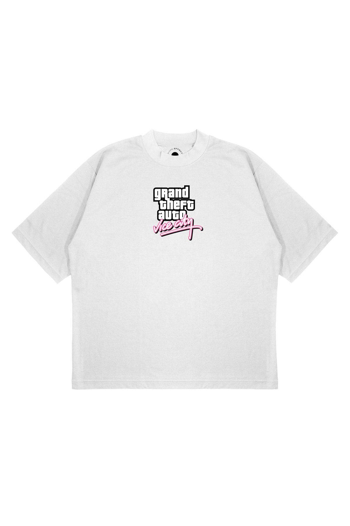 PURE EFFECT Unisex Oversize Gta Vice City Baskılı T-shirt