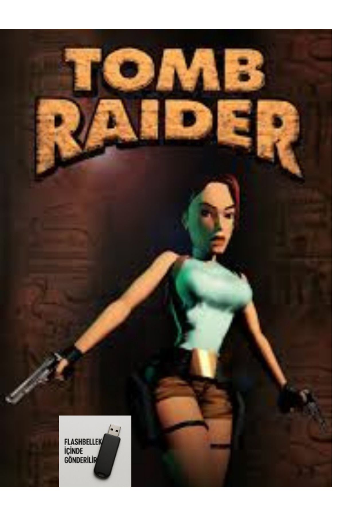 Tigdes 🎮 Tomb Raider 1-2-3 PC Oyunu 1996 | Türkçe | Nostalji Efsanesi | Flash Bellek | 3 Oyun Bir Arada