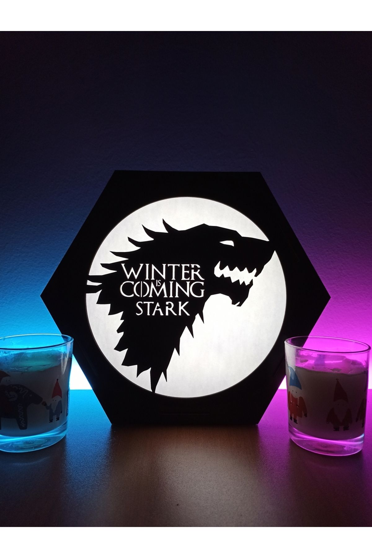 FOREVHOME StarKurt Winter is Coming Masaüstü Dekoratif Lamba