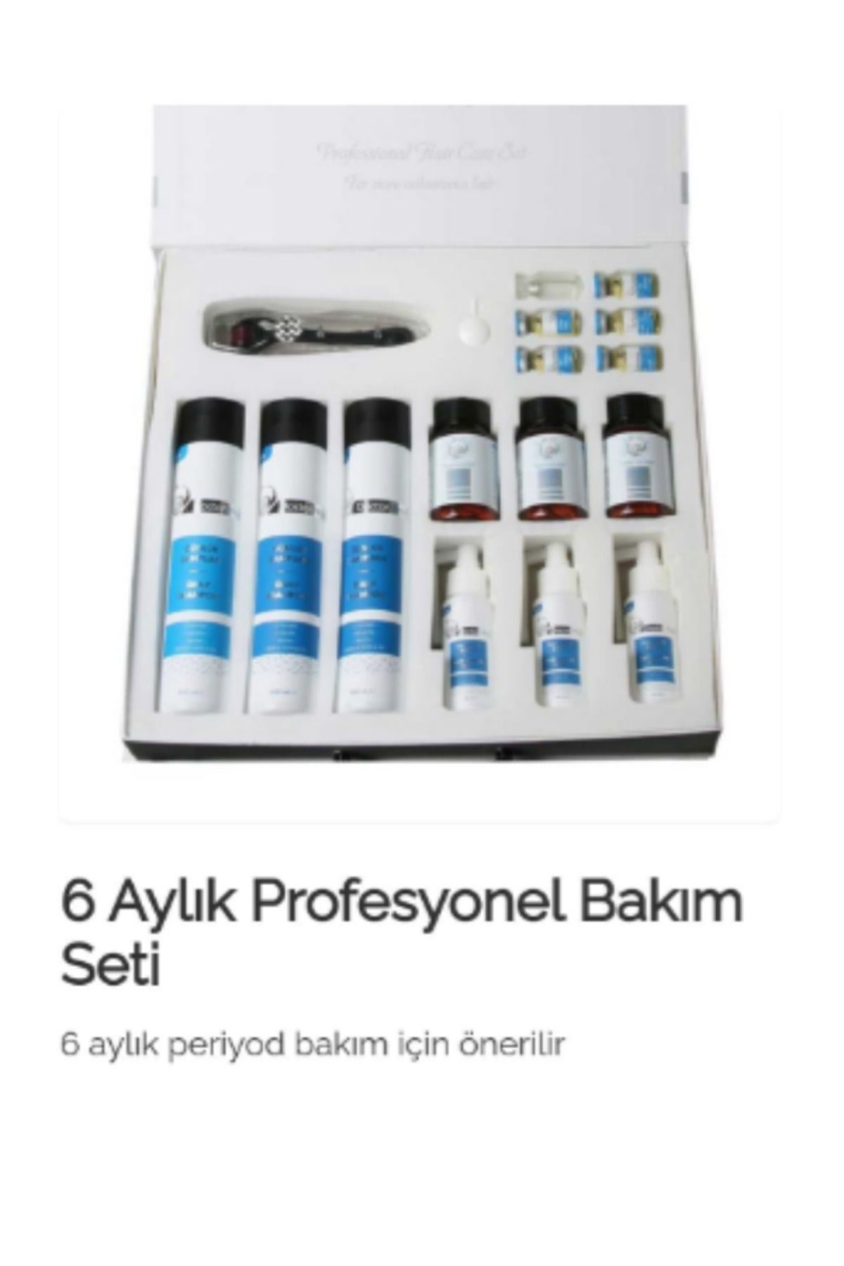 DOCTOR HAİR SAÇ EKİMİ SONRASI 6 AYLIK SET