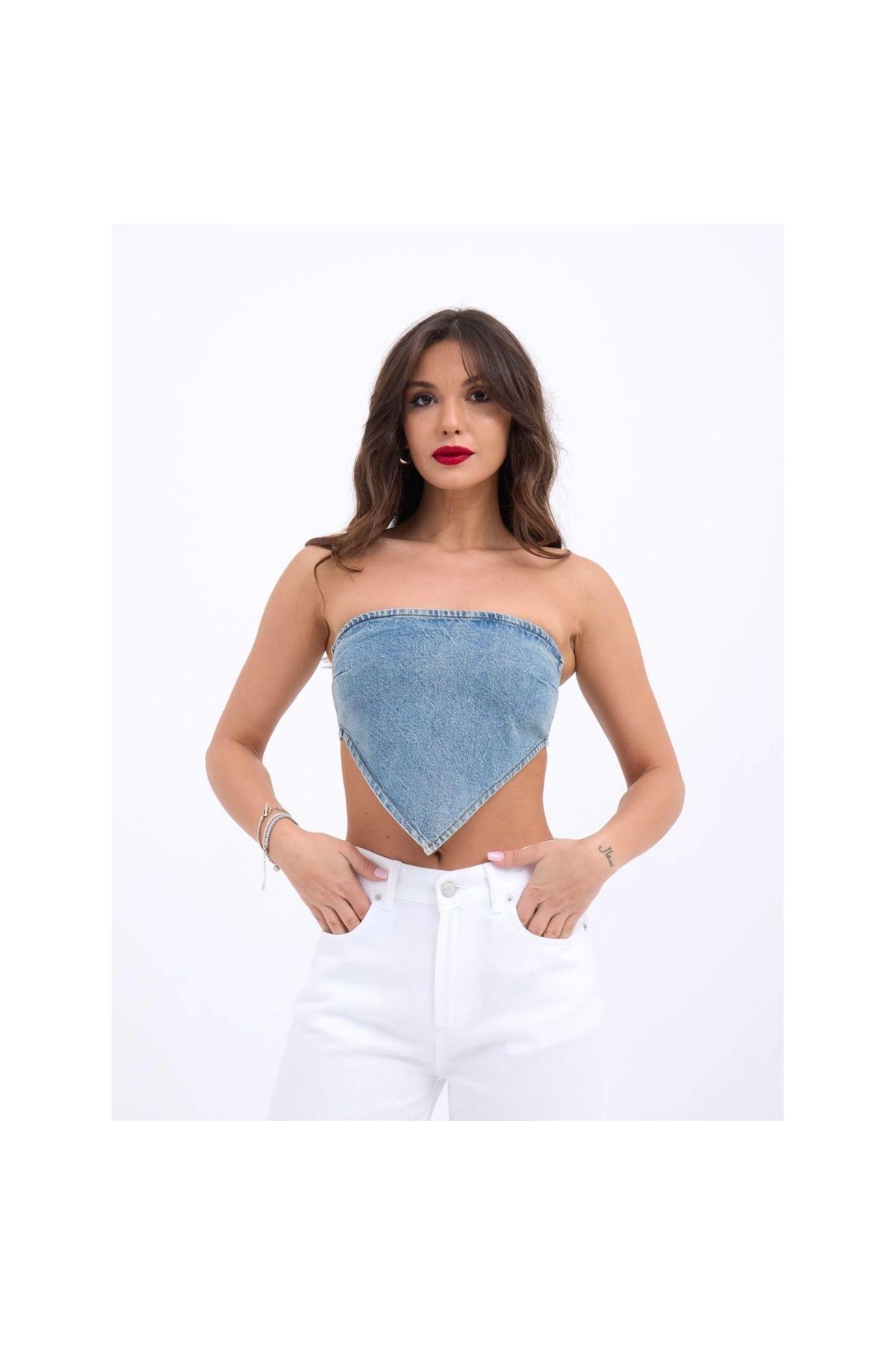 Marsilyan - 6222 KOT CROP-MAVİ