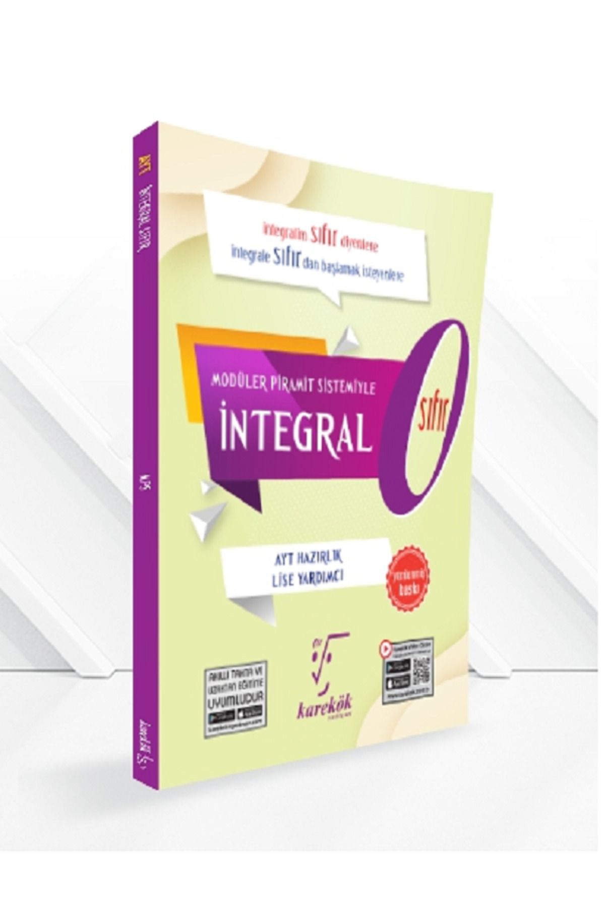 Evrensel İletişim Yayınları Karakök İNTEGRAL Sıfır / Karakök İNTEGRAL 0 / Modüler Piramit Sistemi / İntegral'ım Sıfır Diyenlere
