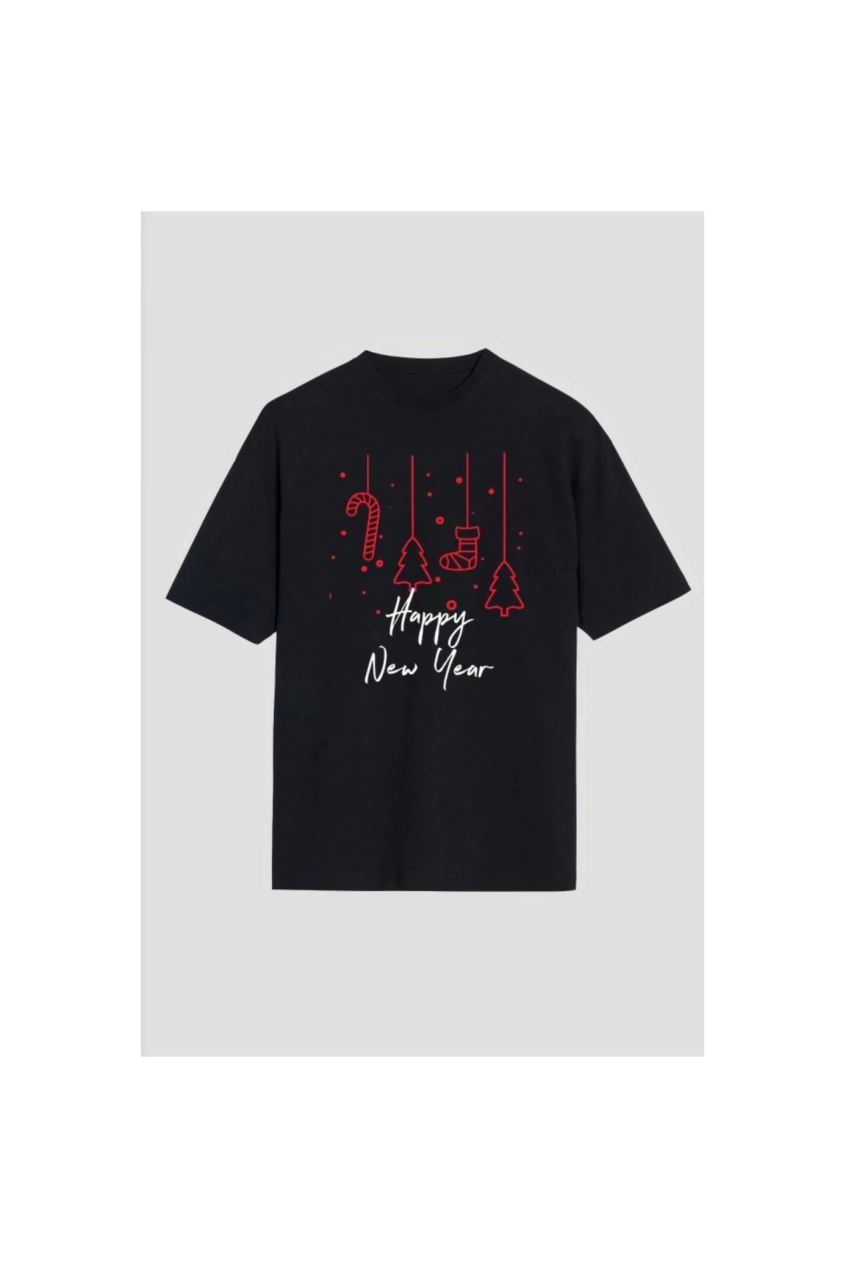 Marsilyan - Happy New Year Baskılı Tshirt