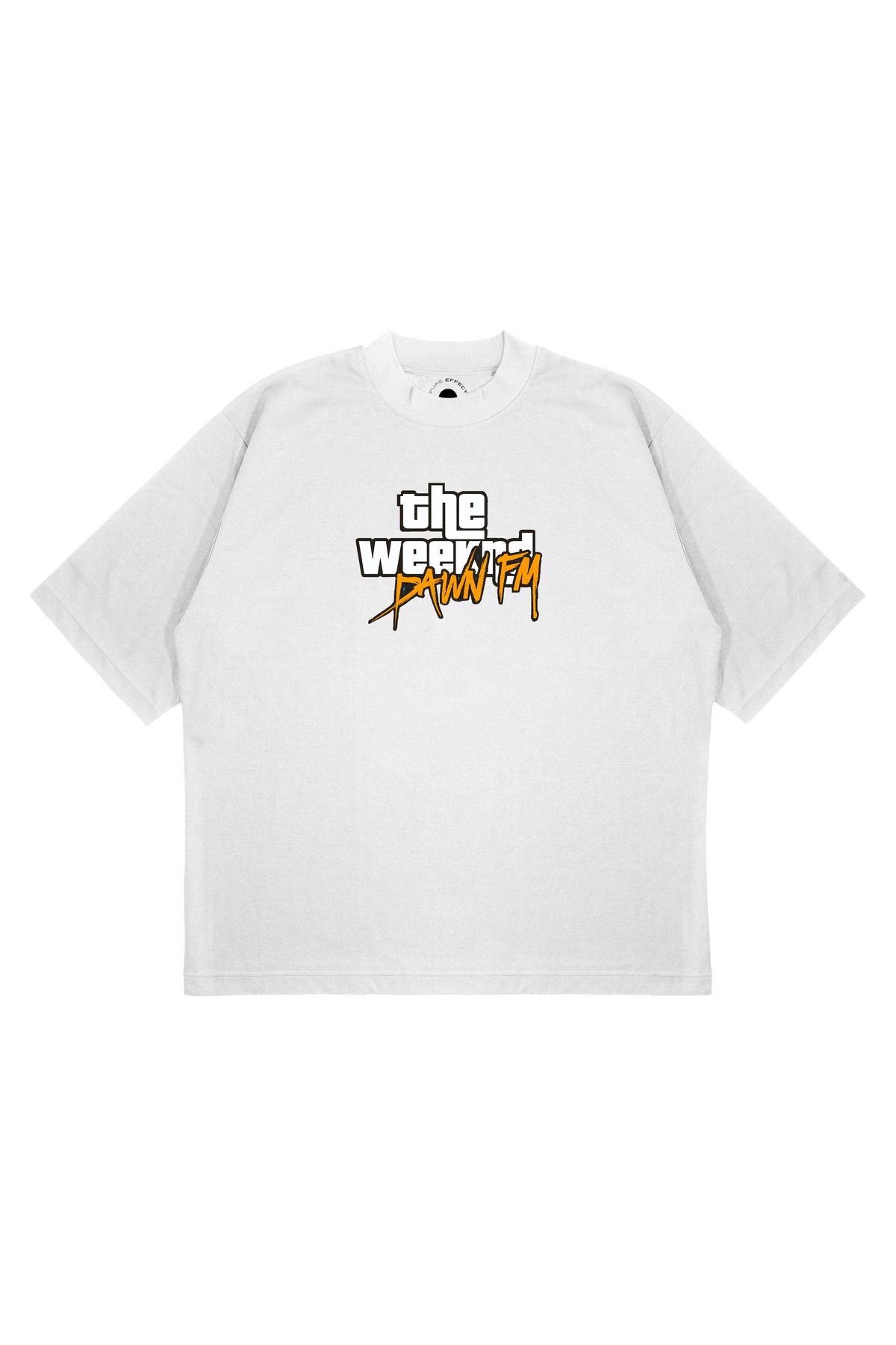 PURE EFFECT Unisex Oversize The Weekend Baskılı T-shirt