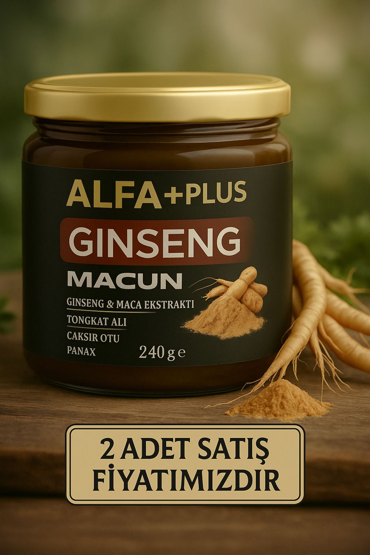 Alfa +PLUS 240g NATURAL | BİTKİSEL ÖZEL KARIŞIM