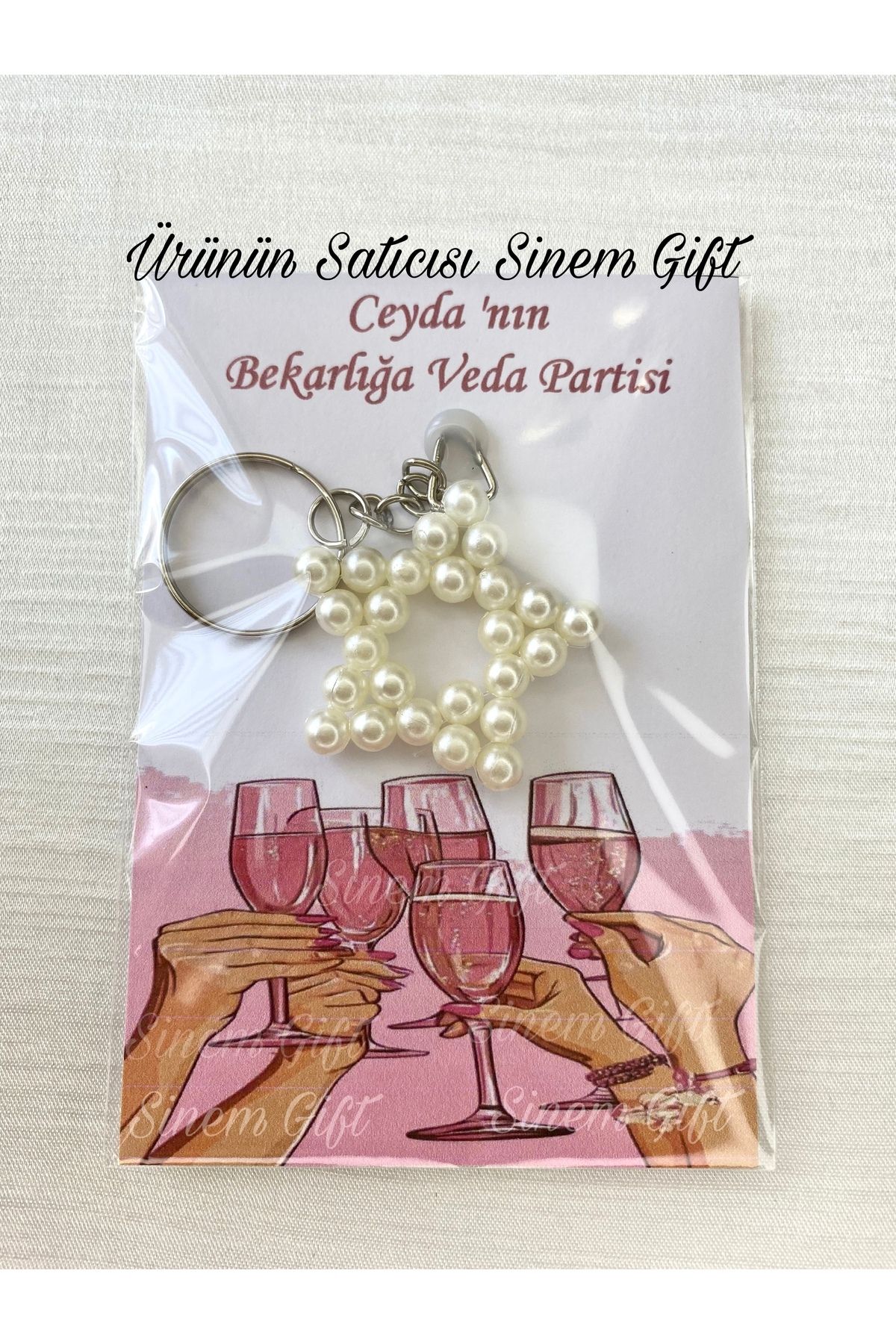 Sinem Gift 20 Adet Bride To Be Hediyelik Yıldız Anahtarlık- Bride To Be Hediyeliği- Bekarlığa Veda