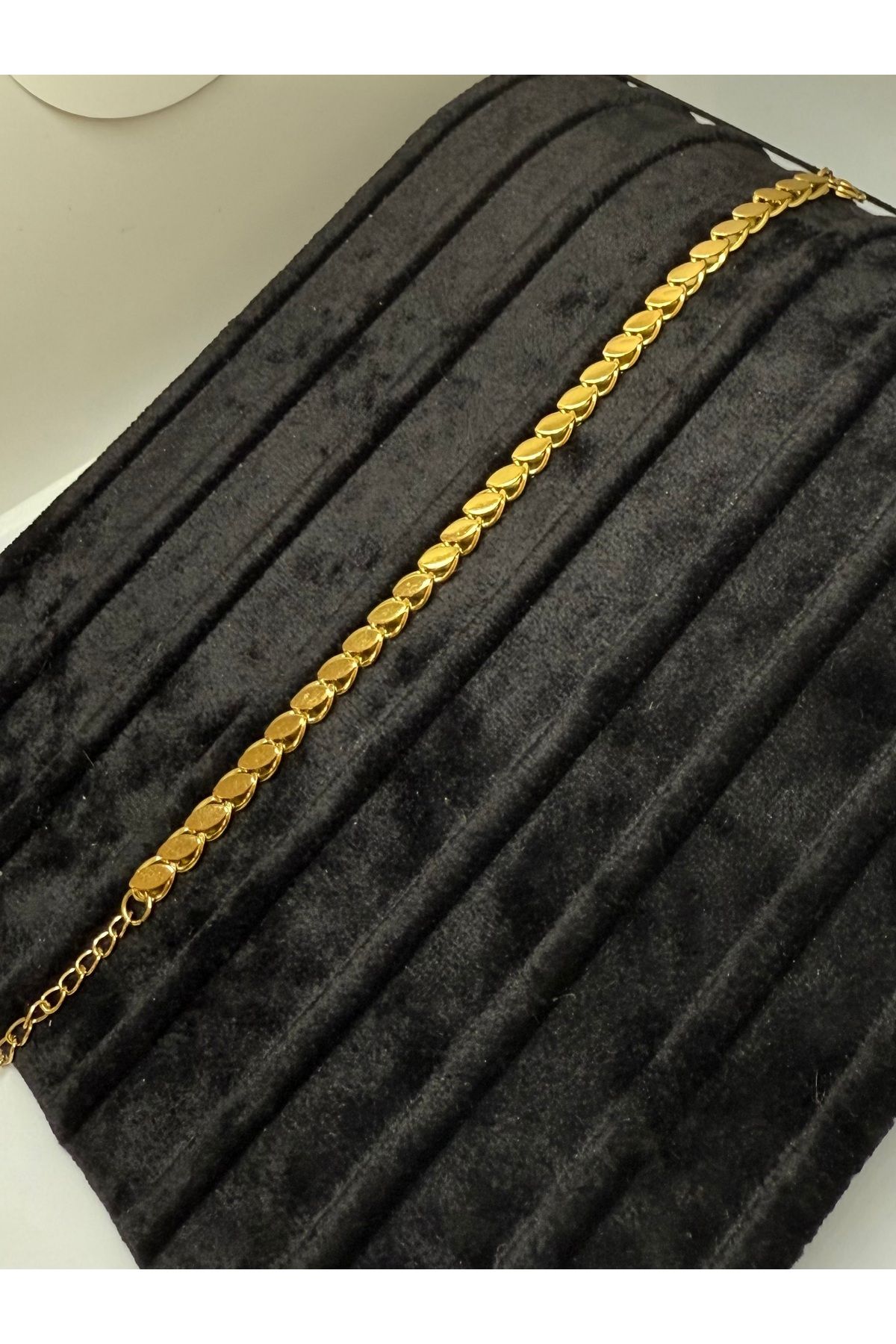 Gulsah's Store Çelik gold arpa model bileklik