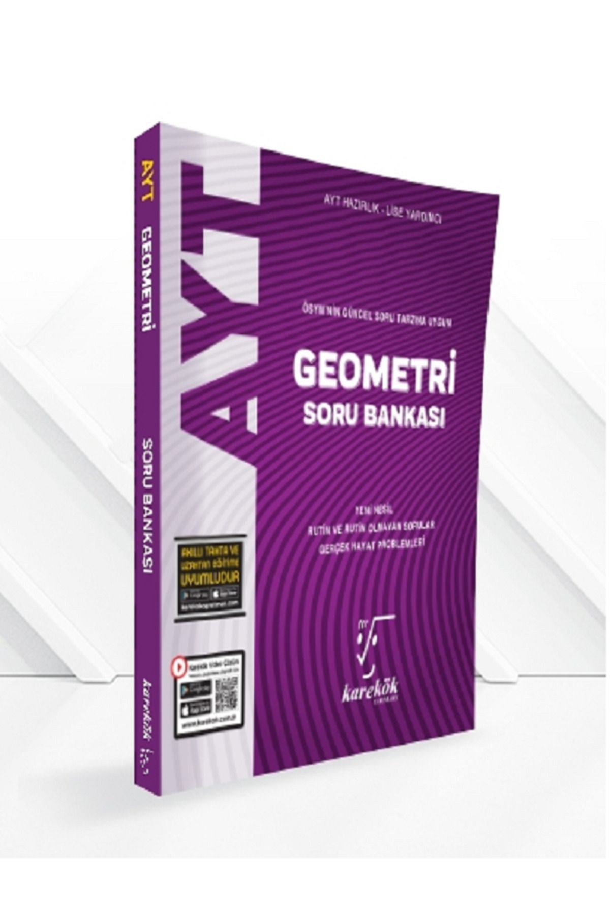 Evrensel İletişim Yayınları AYT Karakök GEOMETRİ Soru Bankası / AYT Hazırlık Lise Yardımcı / Video Çözümlü