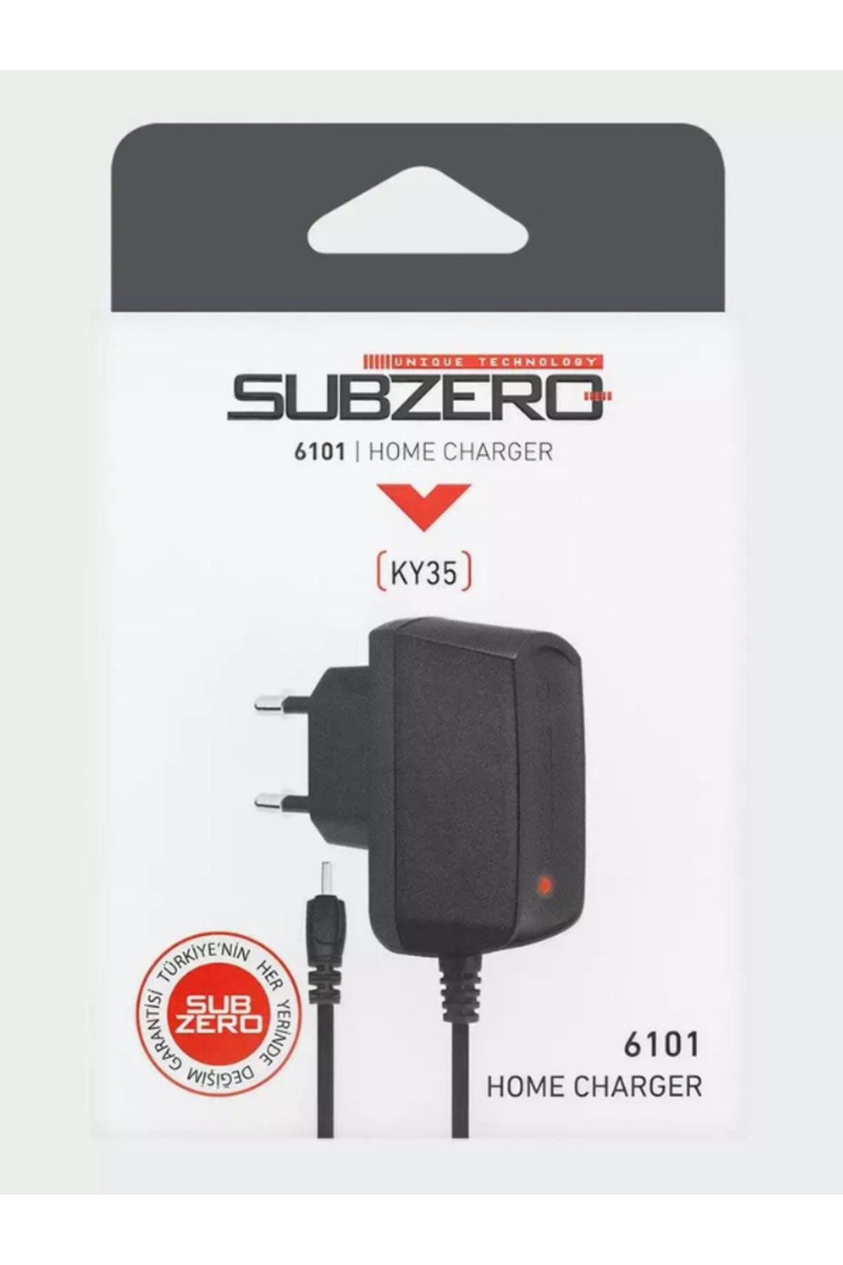 Subzero KY35 750 mAh İnce Uçlu Şarj Aleti – İnce Kutu Tasarım & Hızlı Adaptör