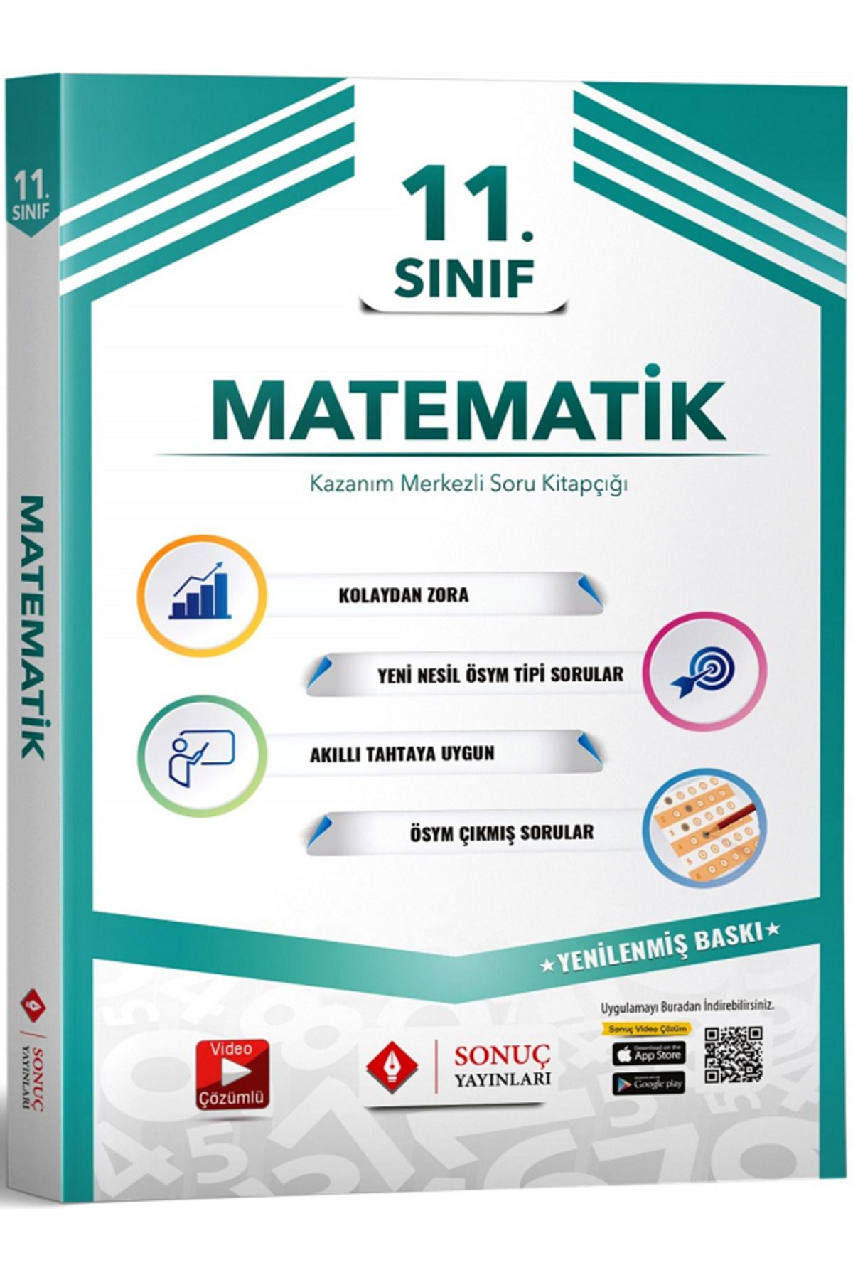 Evrensel İletişim Yayınları 11.Sınıf Sonuç Matematik Modüler Set / Kolaydan Zora - Yeni Nesil ÖSYM Tipi Sorular / Video Çözümlü