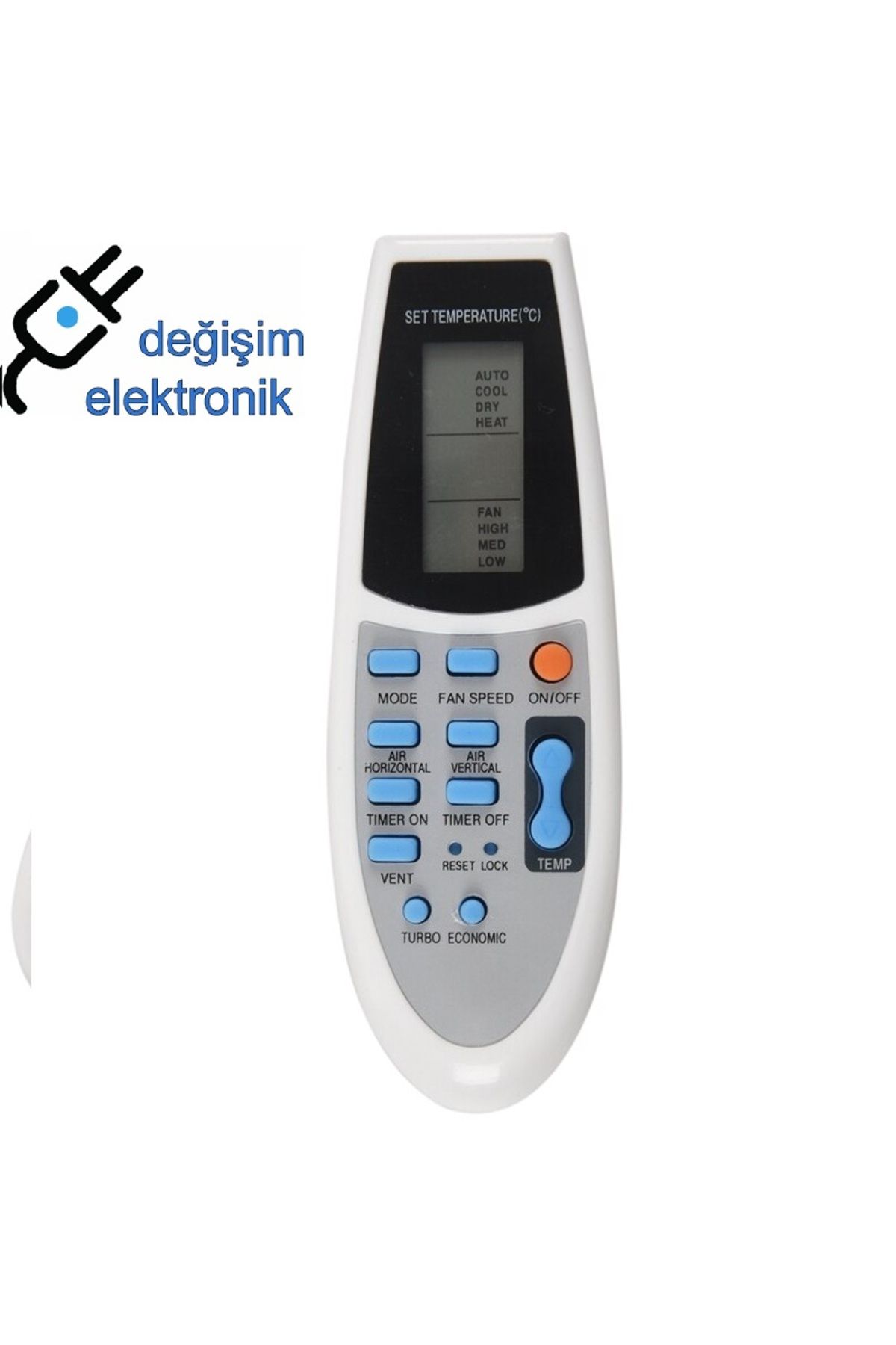 tteknolojik Termostar R91 Uyumlu Klima Kumandası