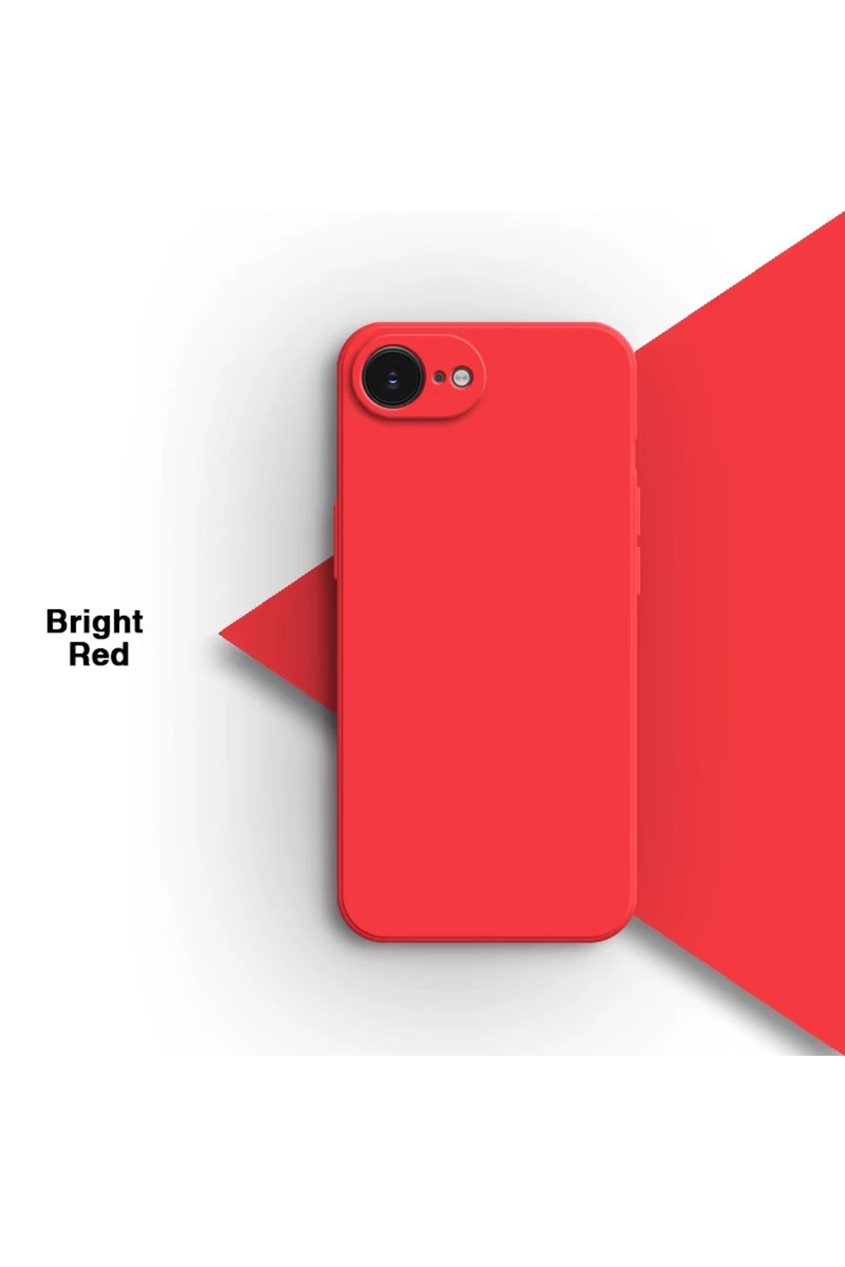 GRABONO Apple iPhone 16E Kılıf Kamera Korumalıdır Kadifemsi İç Kaplama Mat Premium Seri