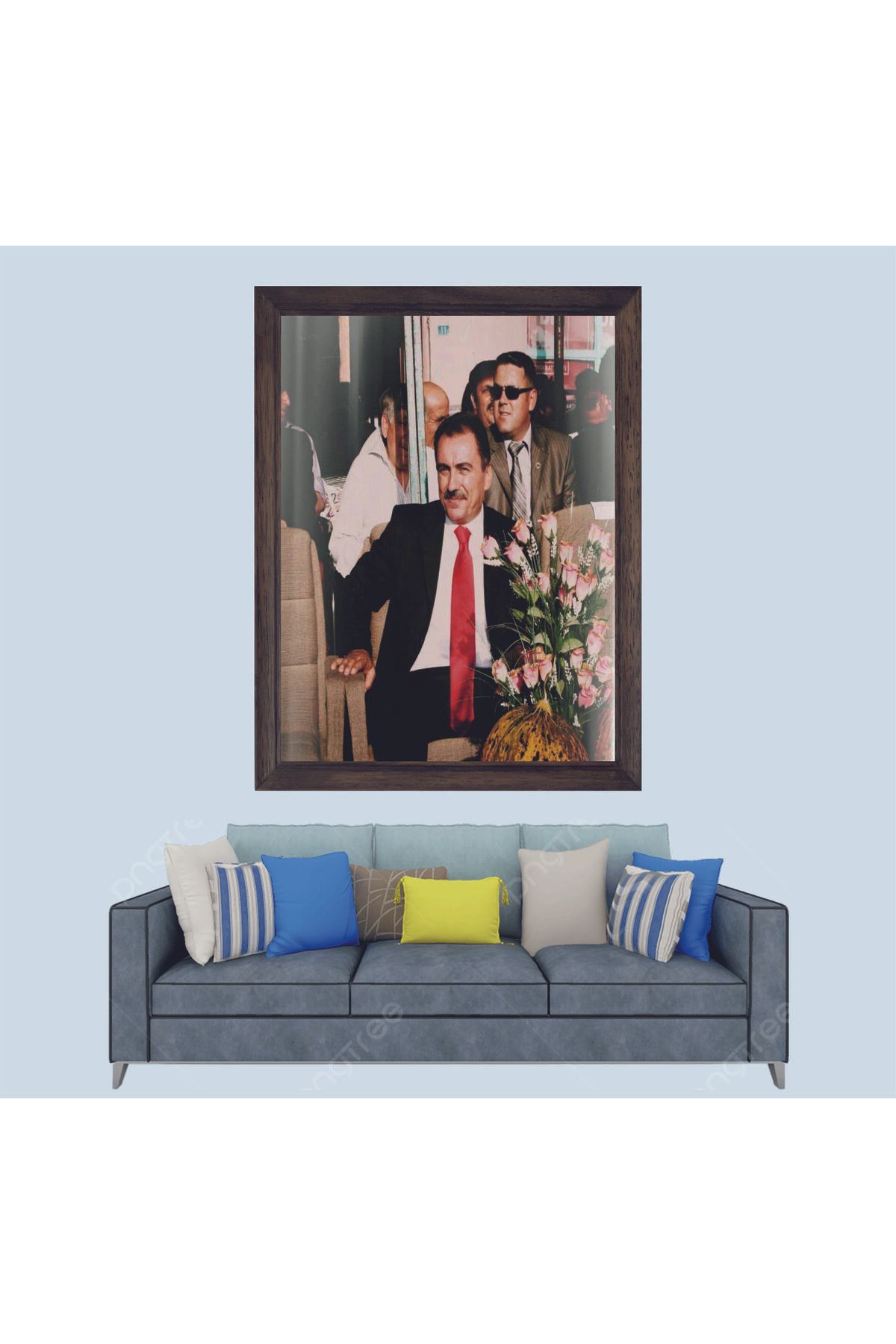 Lioncraft Muhsin Yazıcıoğlu Çerçeveli Duvar Tablosu 30x45 cm